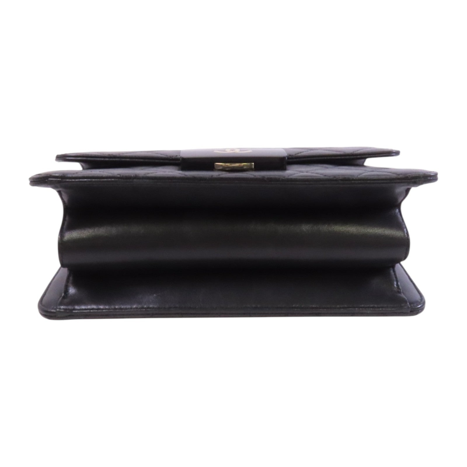 CHANEL 羊皮皮革Chain Shoulder Bag金扣鏈帶肩背袋