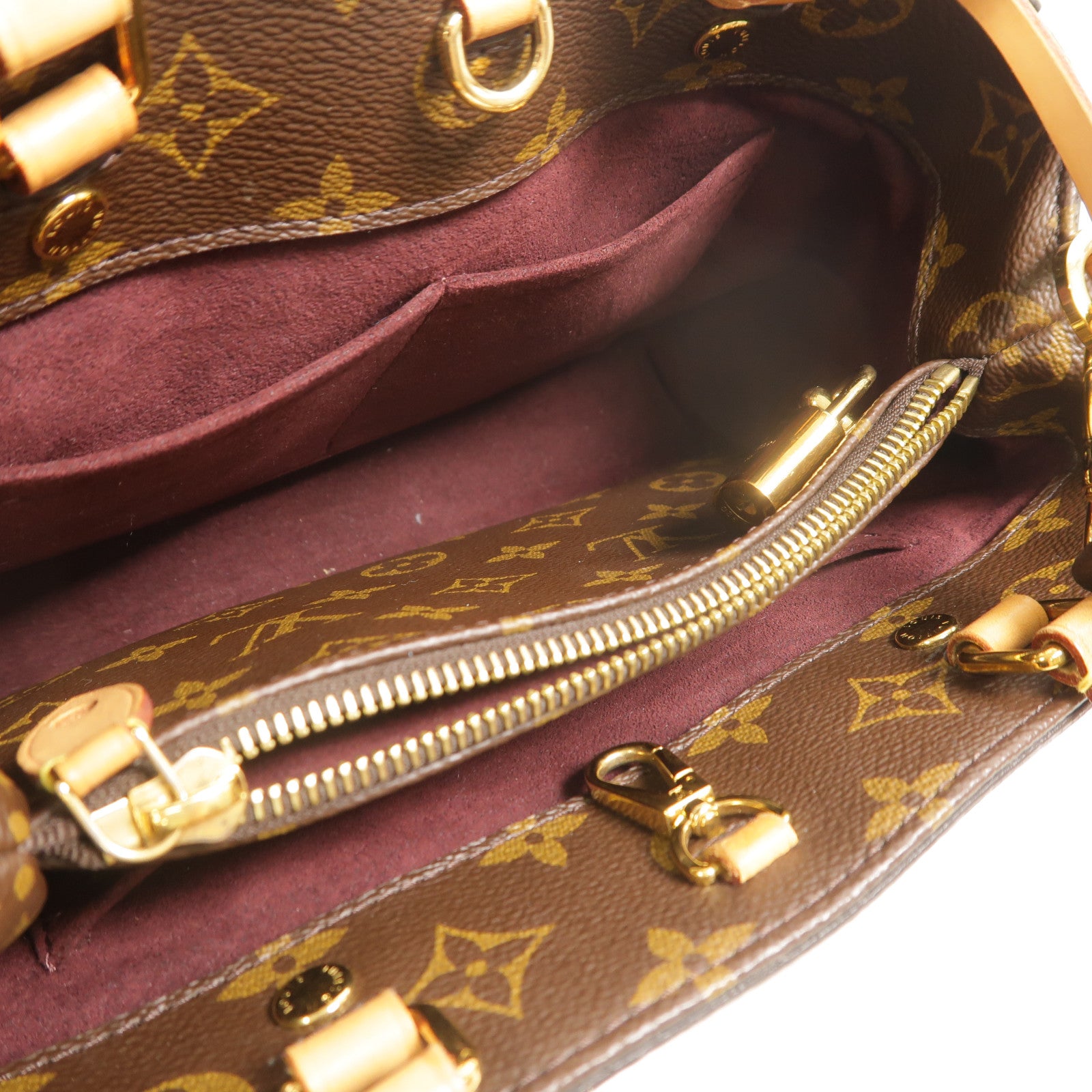 LOUIS VUITTON Monogram Montaigne BB金扣手挽肩背兩用袋