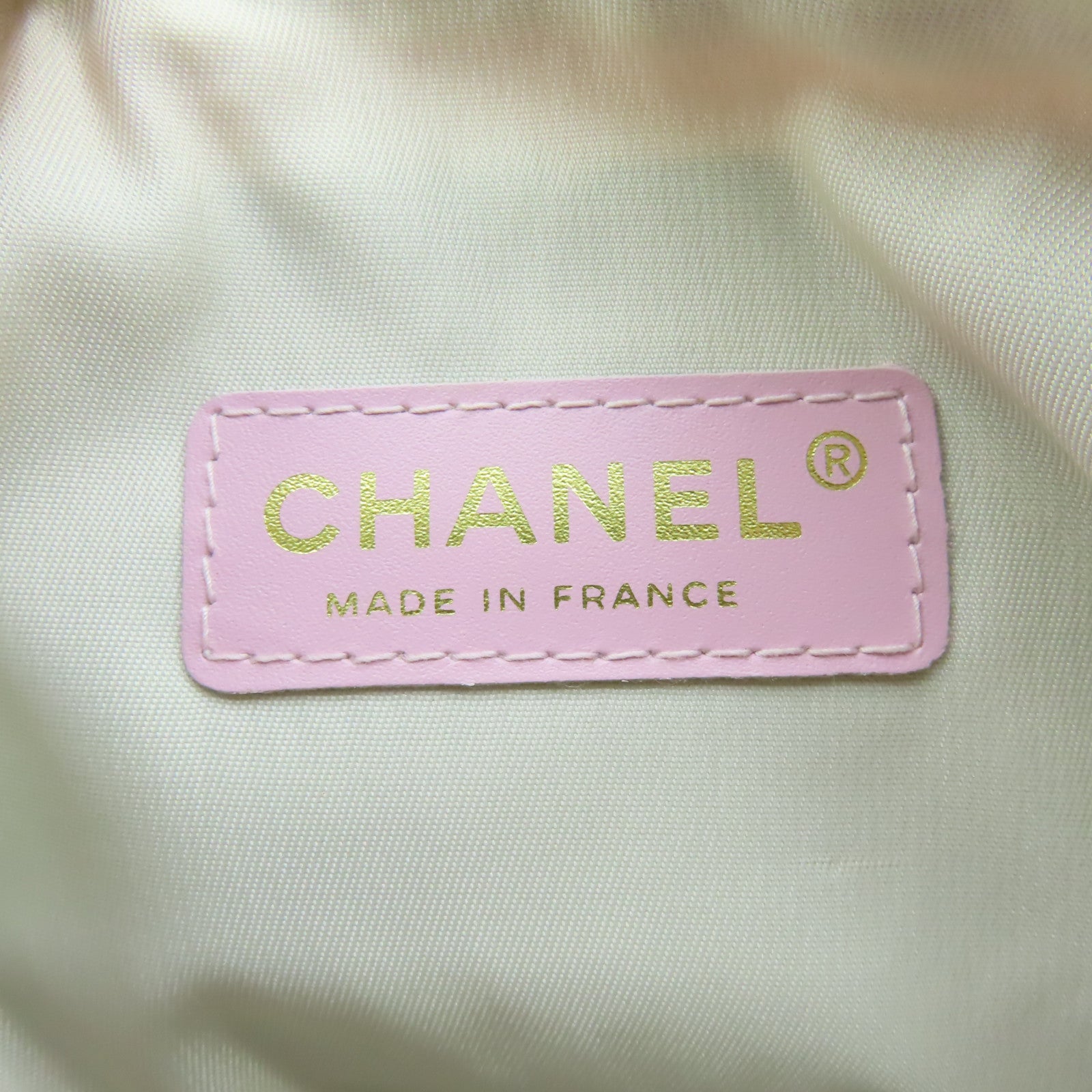 CHANEL 【清倉大減價】帆布New Travel Line Shoulder Bag金扣肩背袋粉紅色