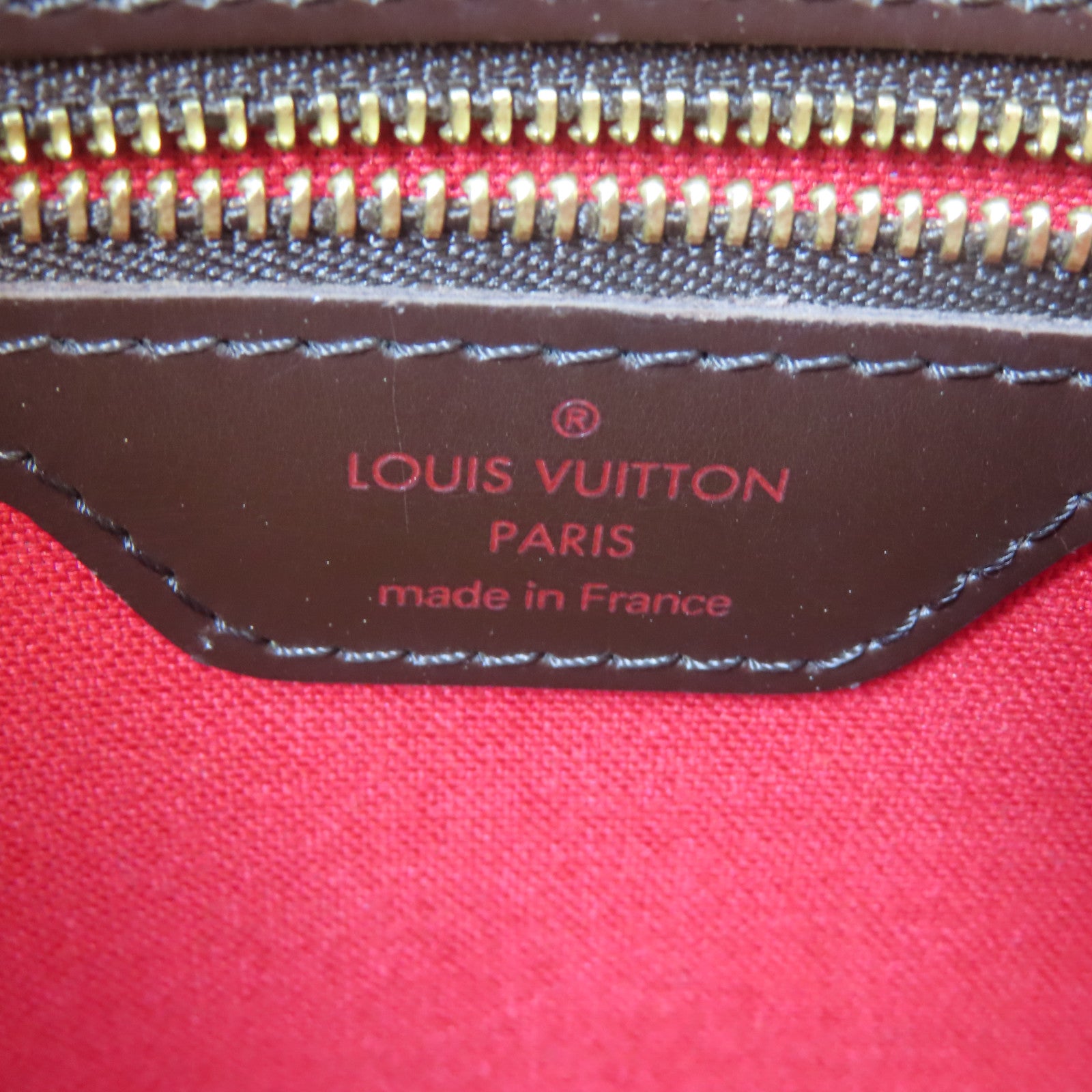 LOUIS VUITTON 【激減優惠】Damier Ebene Nolita金扣手挽袋啡色