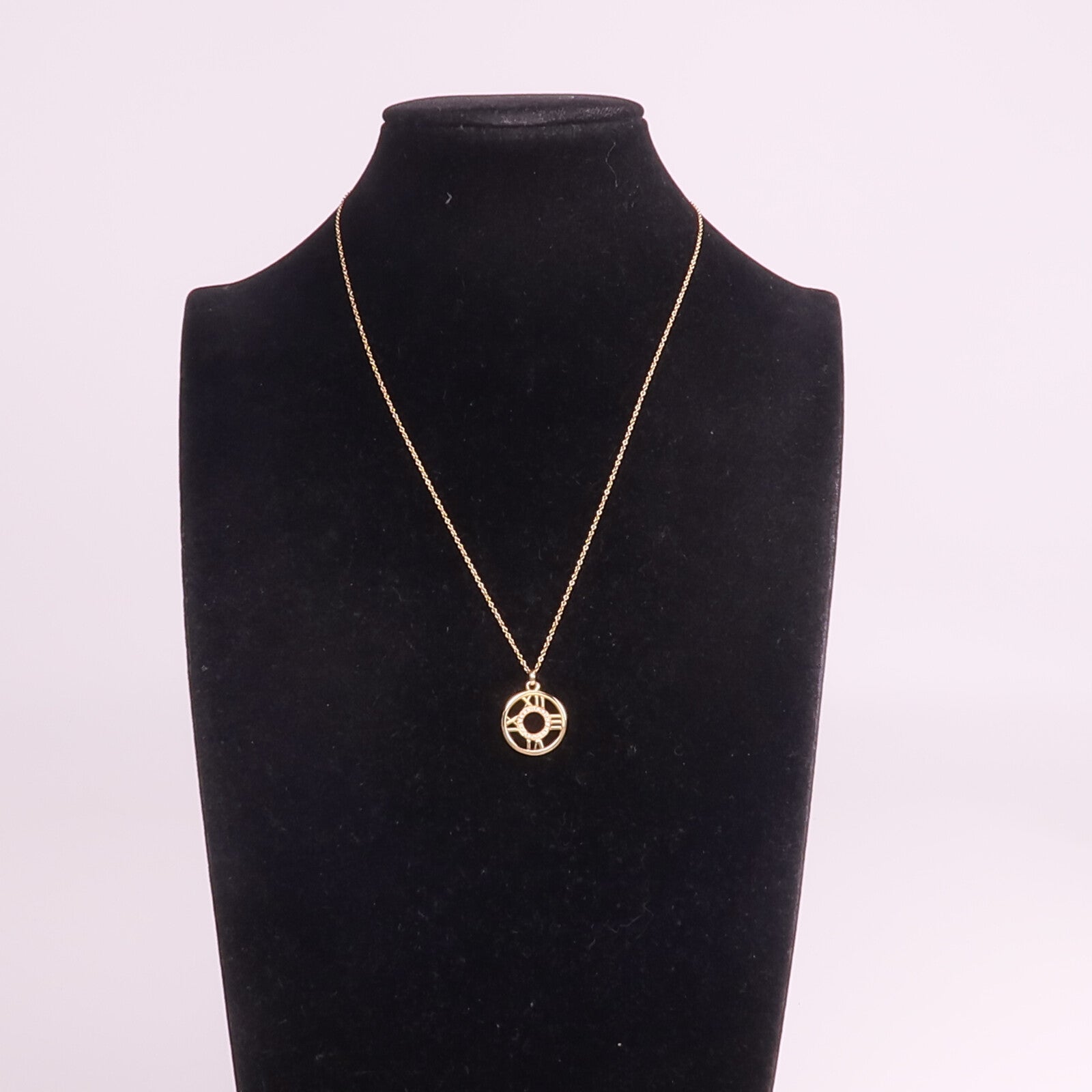 TIFFANY＆CO 18K玫瑰金Atlas Diamond Necklace鑽石項鍊