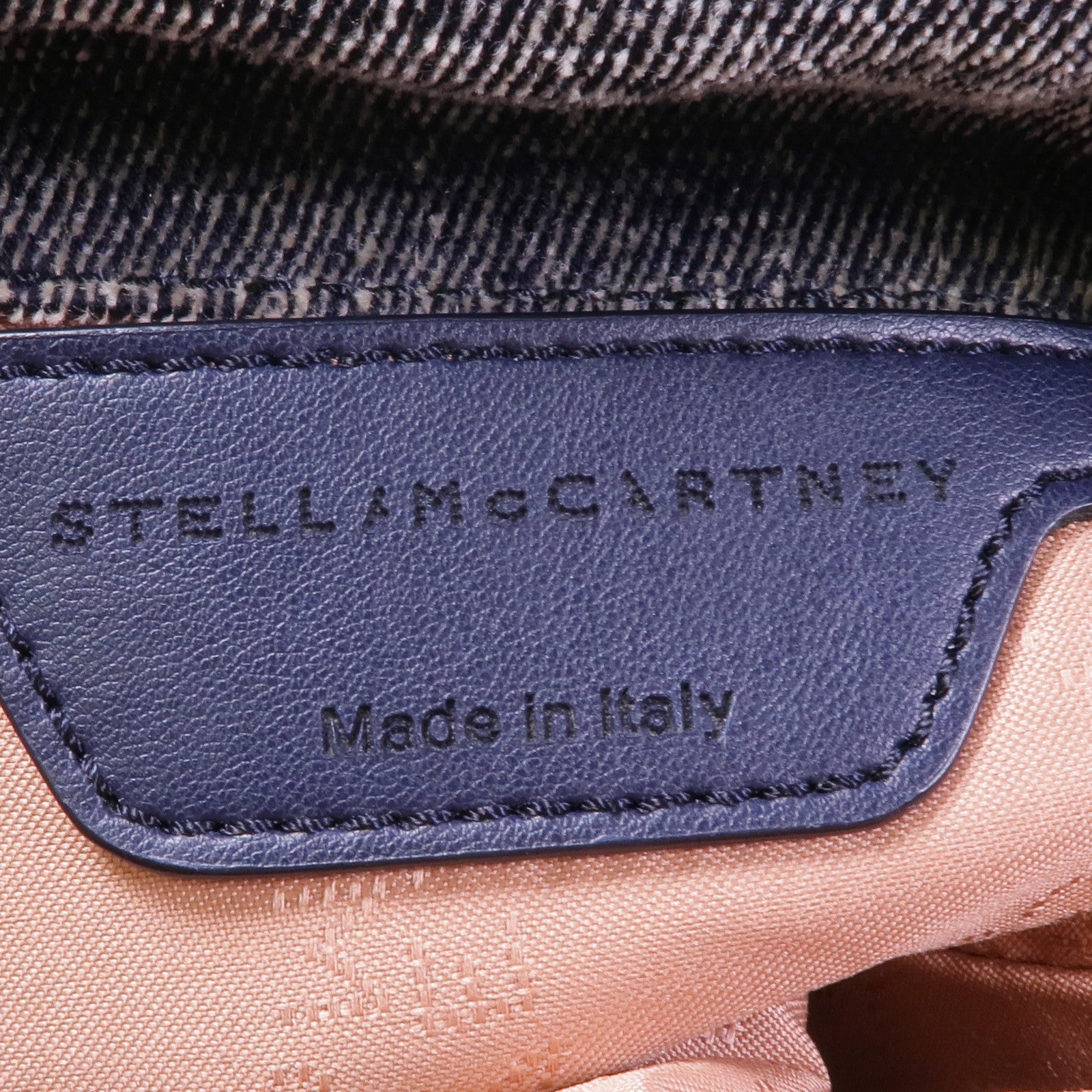 Stella McCartney 牛仔布2 Way Shoulder銀扣手挽肩背兩用袋