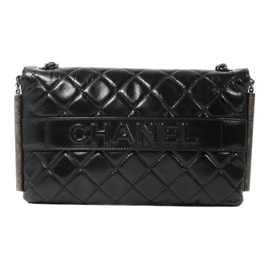 CHANEL 牛皮皮革Chain Shoulder鏈帶肩背袋