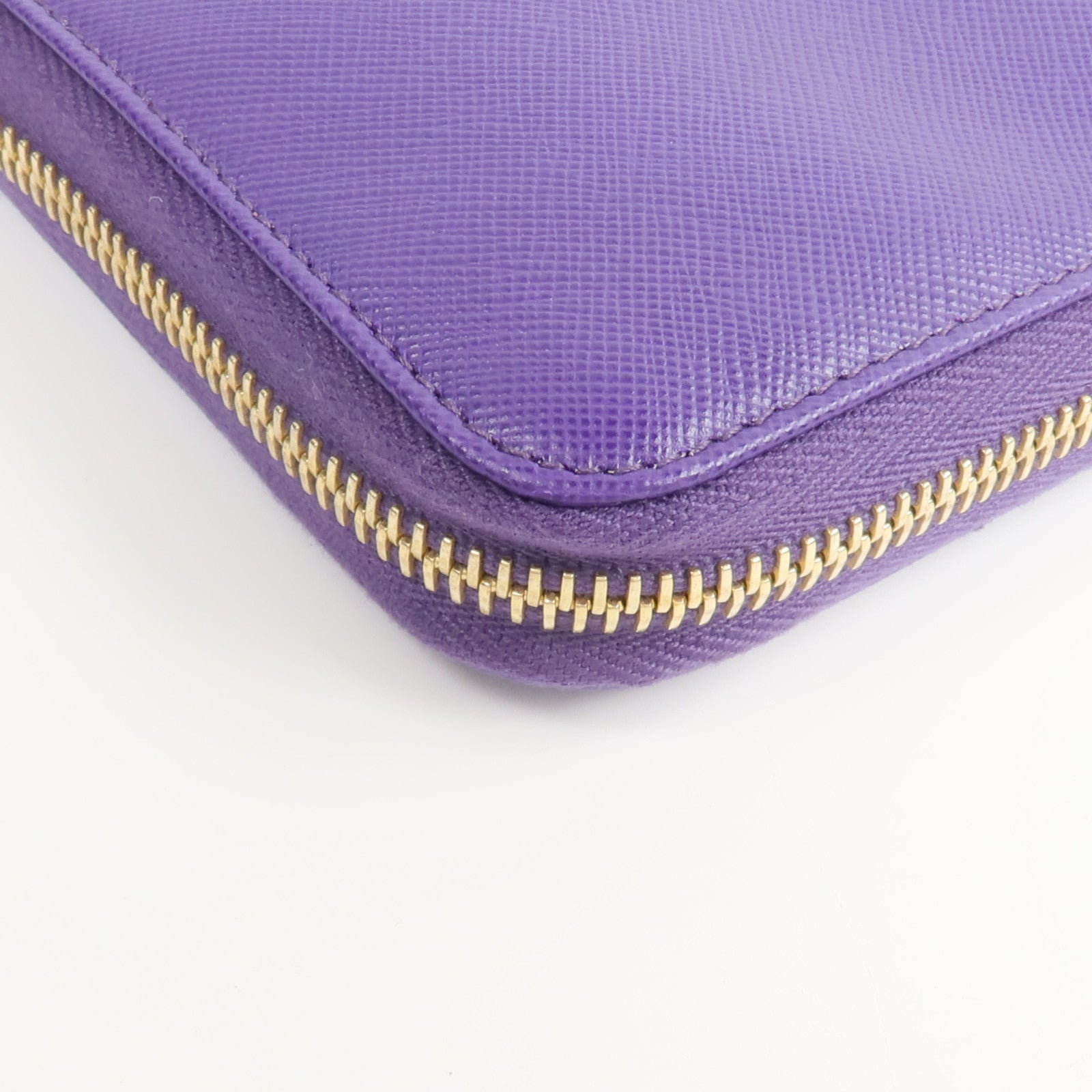 PRADA Saffiano皮革Zip Around Long Wallet長錢包