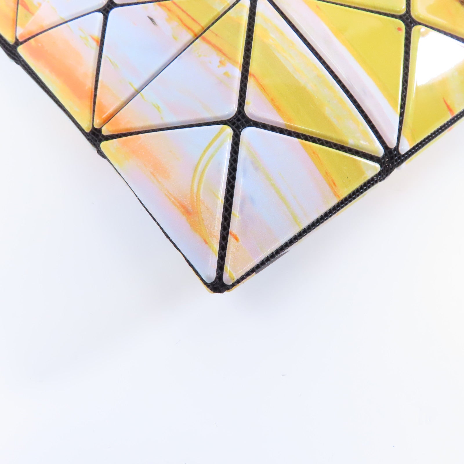 ISSEY MIYAKE PVC BaoBao銀扣肩背袋彩色