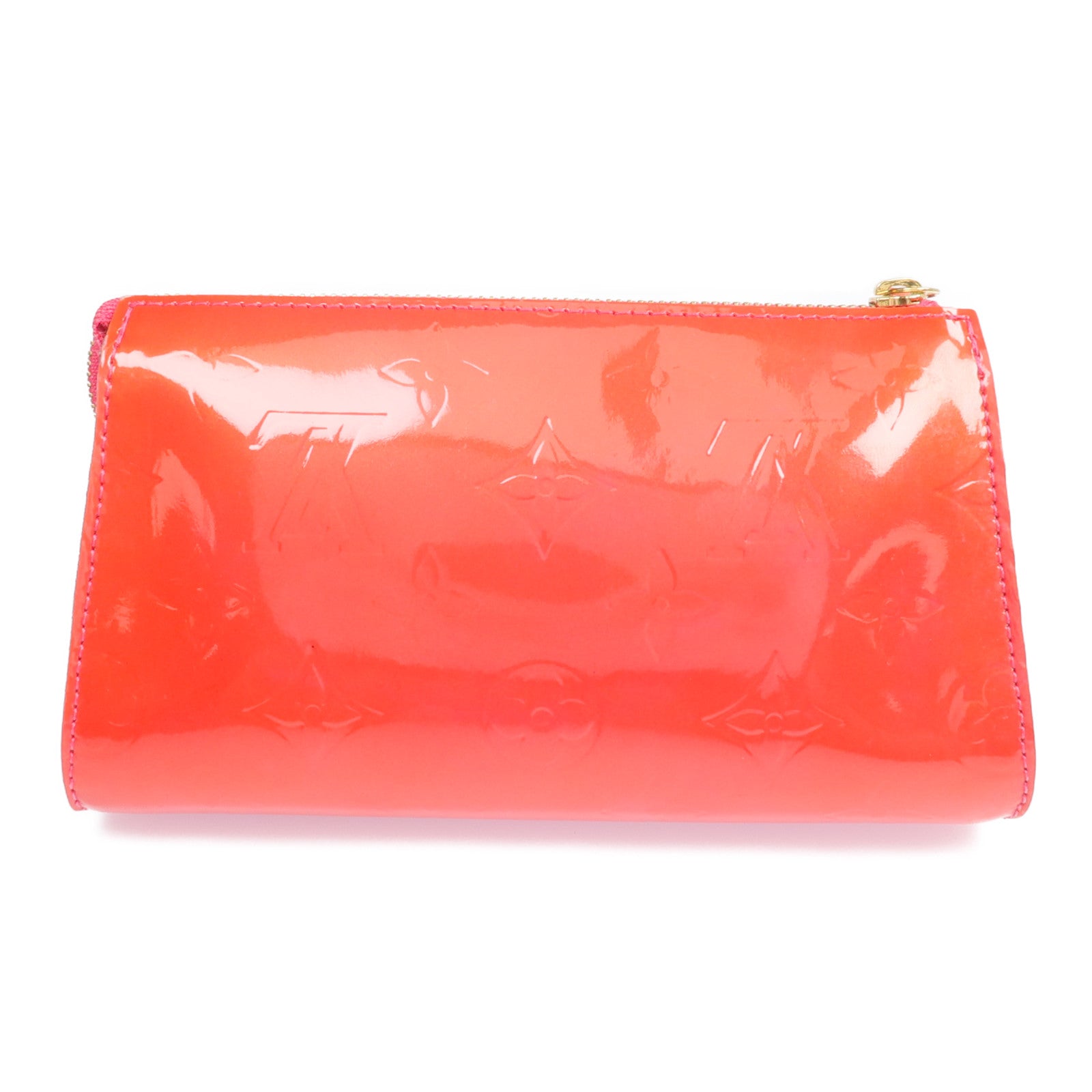 LOUIS VUITTON Monogram Vernis Trousse Cosmetic Pouch金扣手拿包