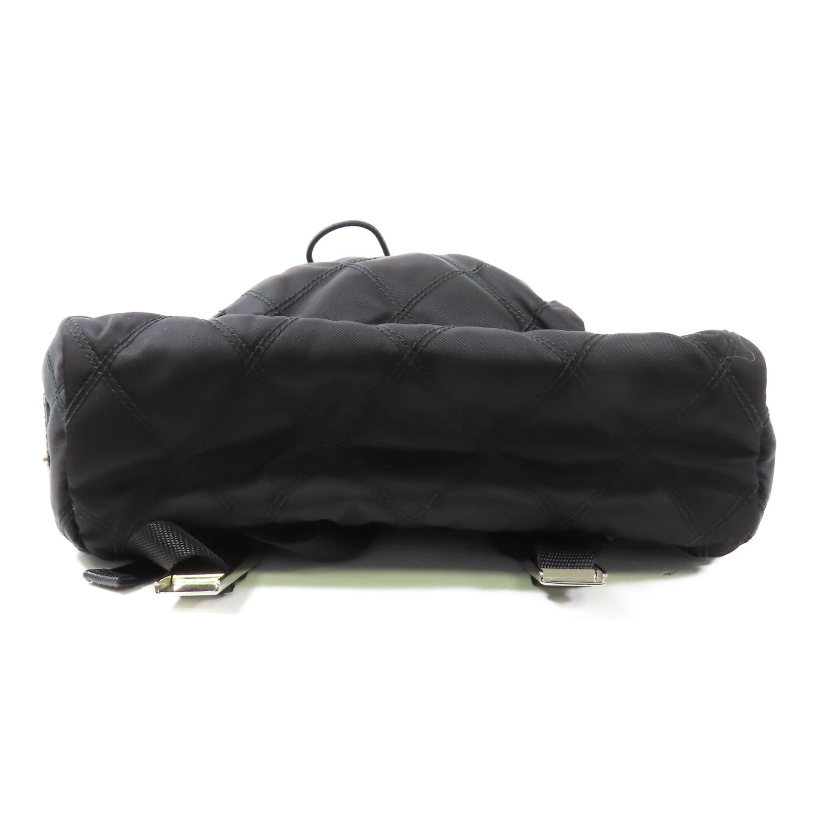PRADA 尼龍Backpack銀扣背包