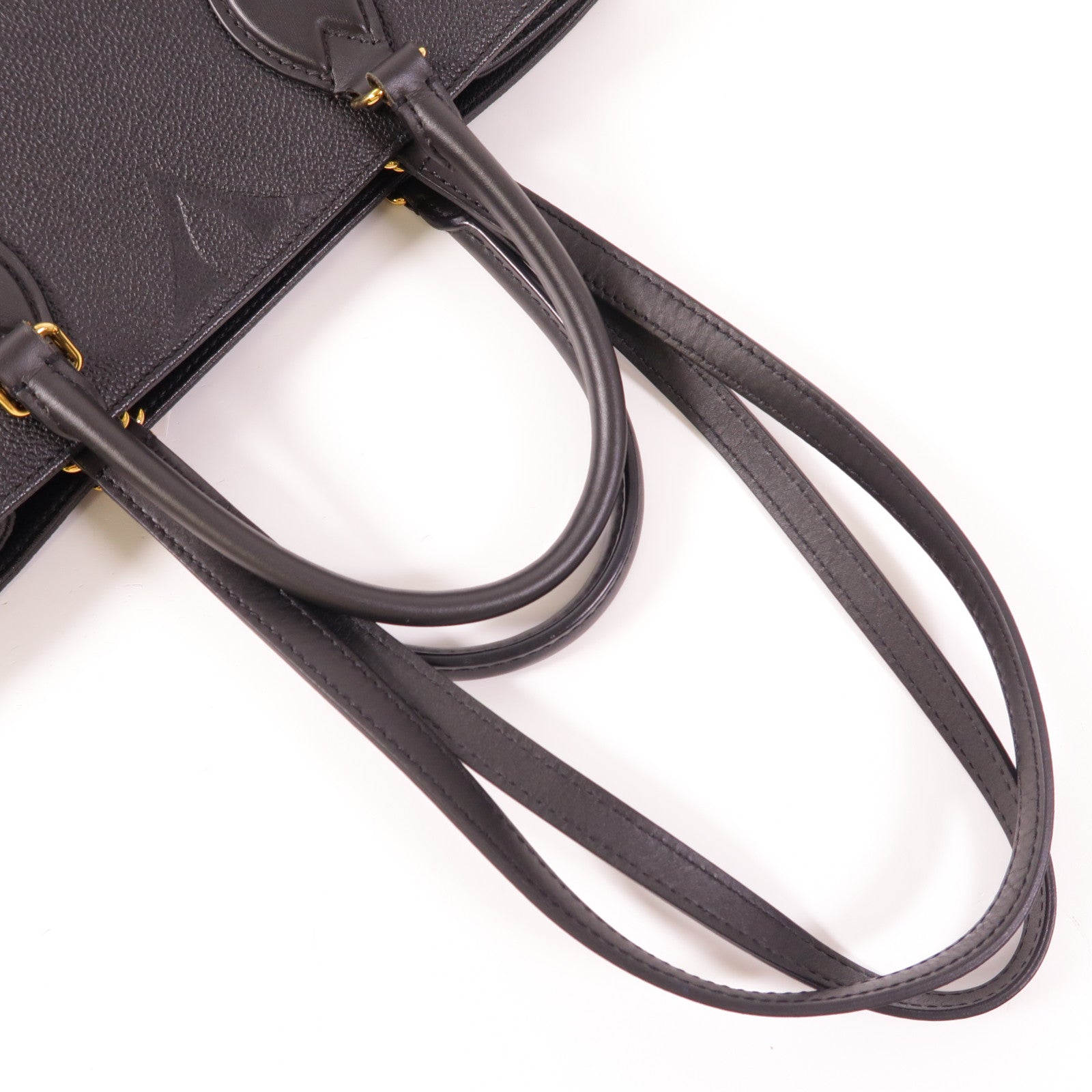 LOUIS VUITTON LV GHW On The Go 2 Way Bag M45653 Monogram Empreinte Black