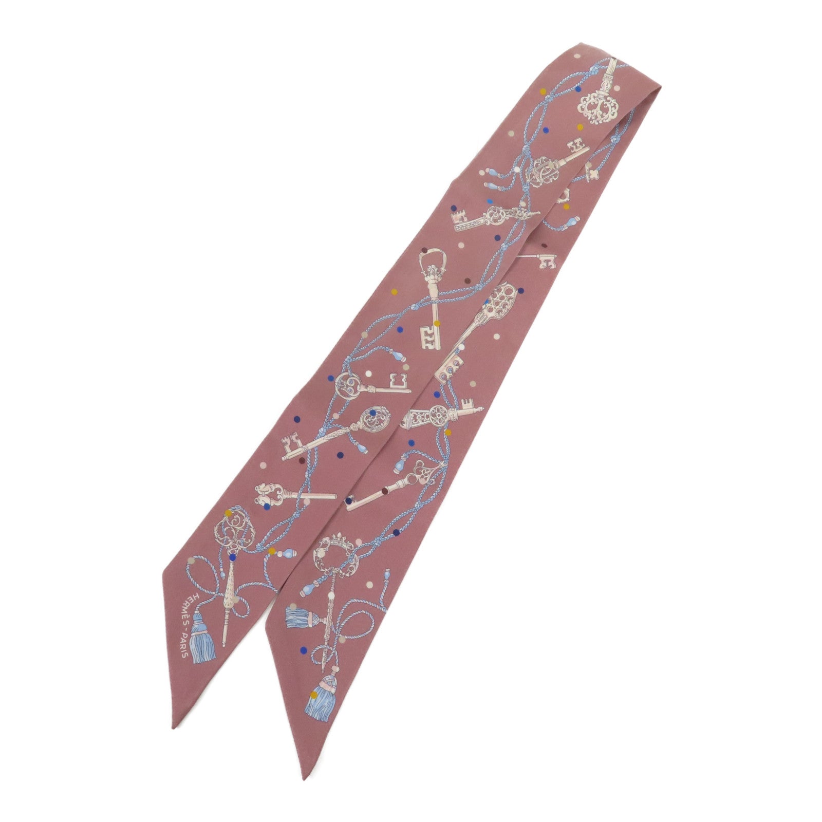 HERMES 絲質Twilly絲巾