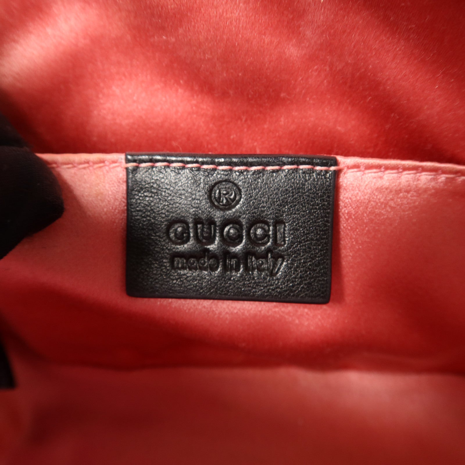 GUCCI 天鵝絨Waist Bag金扣腰包