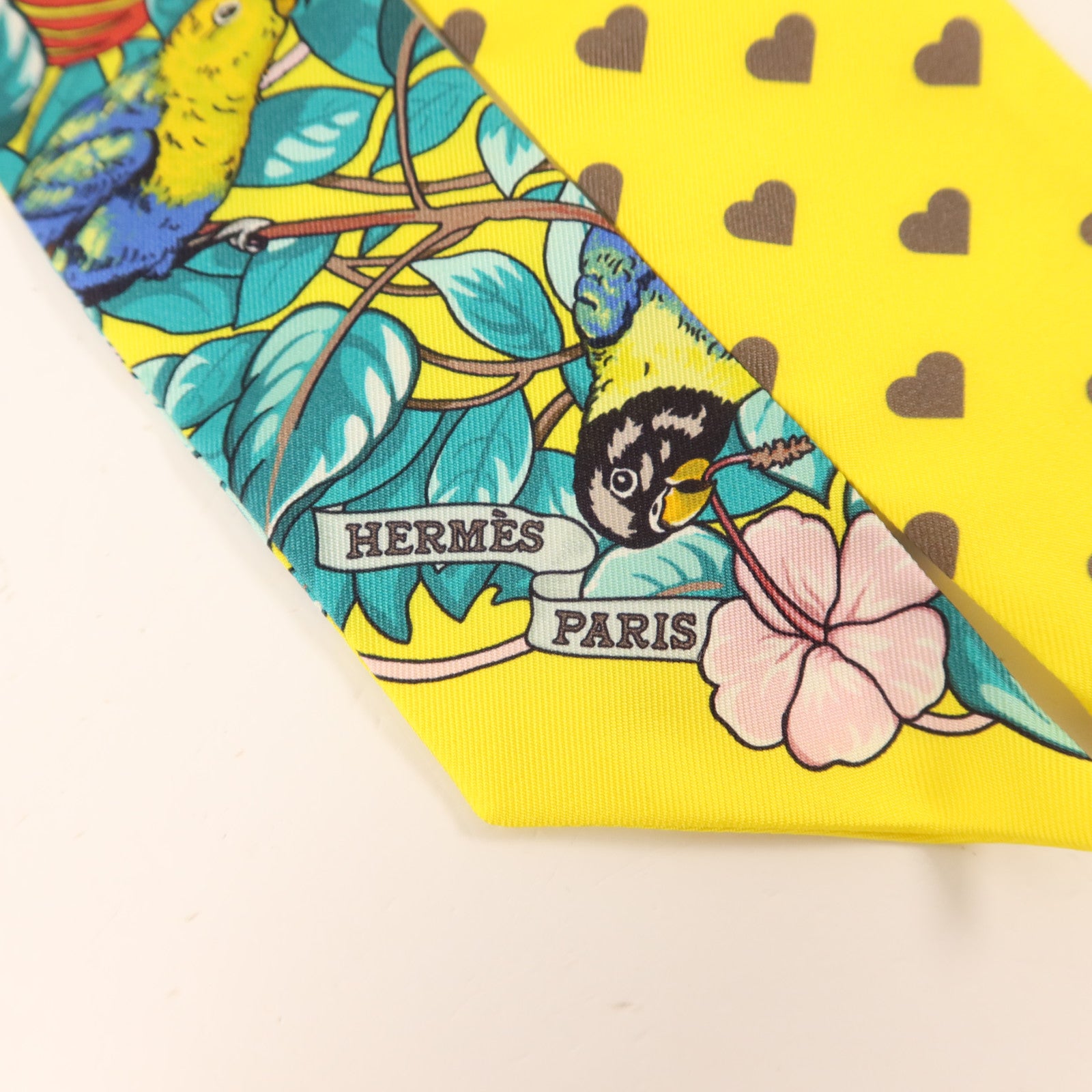 HERMES 絲質Twilly絲巾
