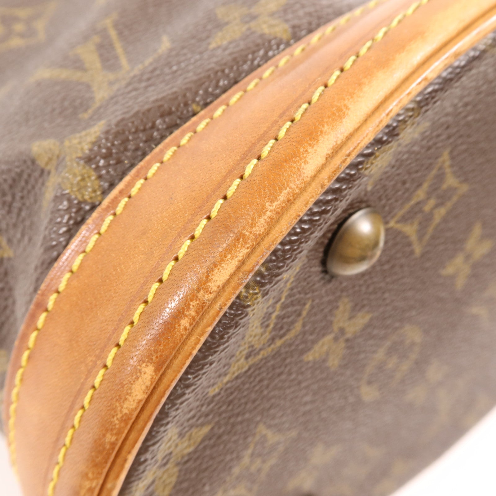 LOUIS VUITTON Monogram Bucket PM金扣手挽袋