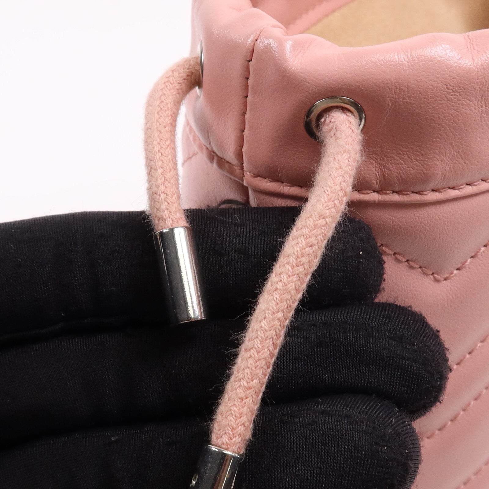 GUCCI 牛皮皮革GG Marmont銀扣鏈帶肩背袋