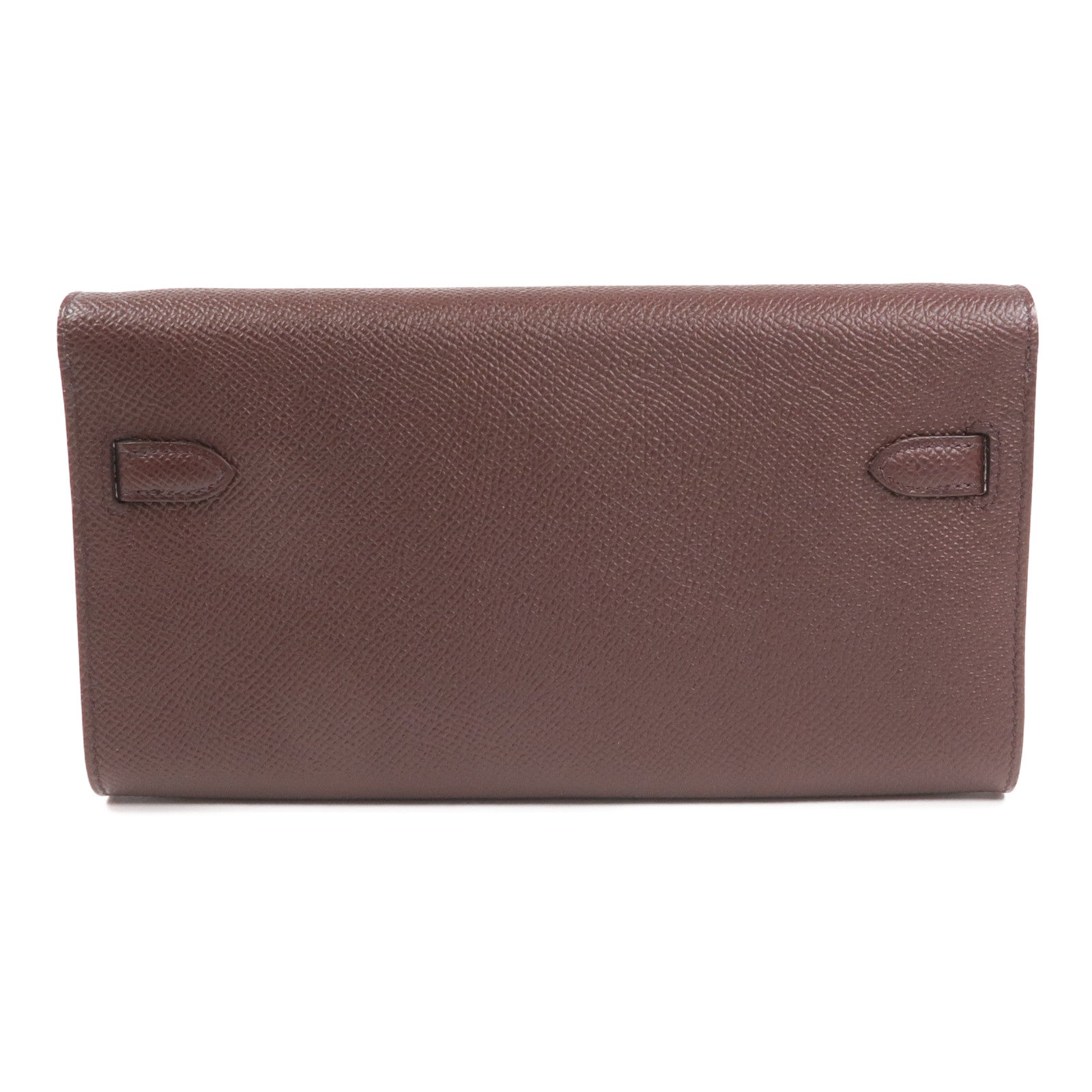 HERMES Epsom皮革Kelly To Go金扣肩背袋Rouge Sellier