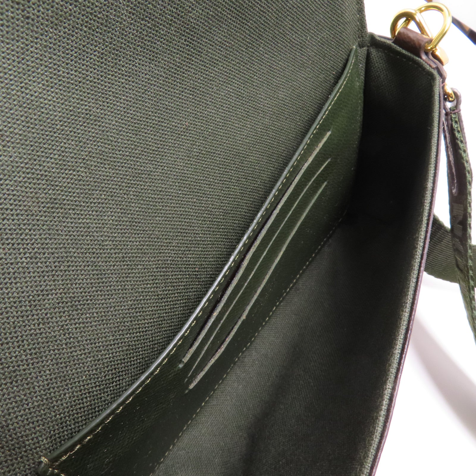 LOUIS VUITTON LV GHW Felicie Strap & Go Shoulder Bag M80091 Monogram Brown/Green