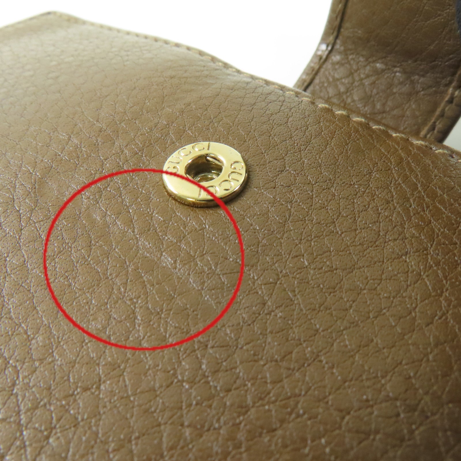 GUCCI 【激減優惠】牛皮皮革Long Wallet長錢包啡色