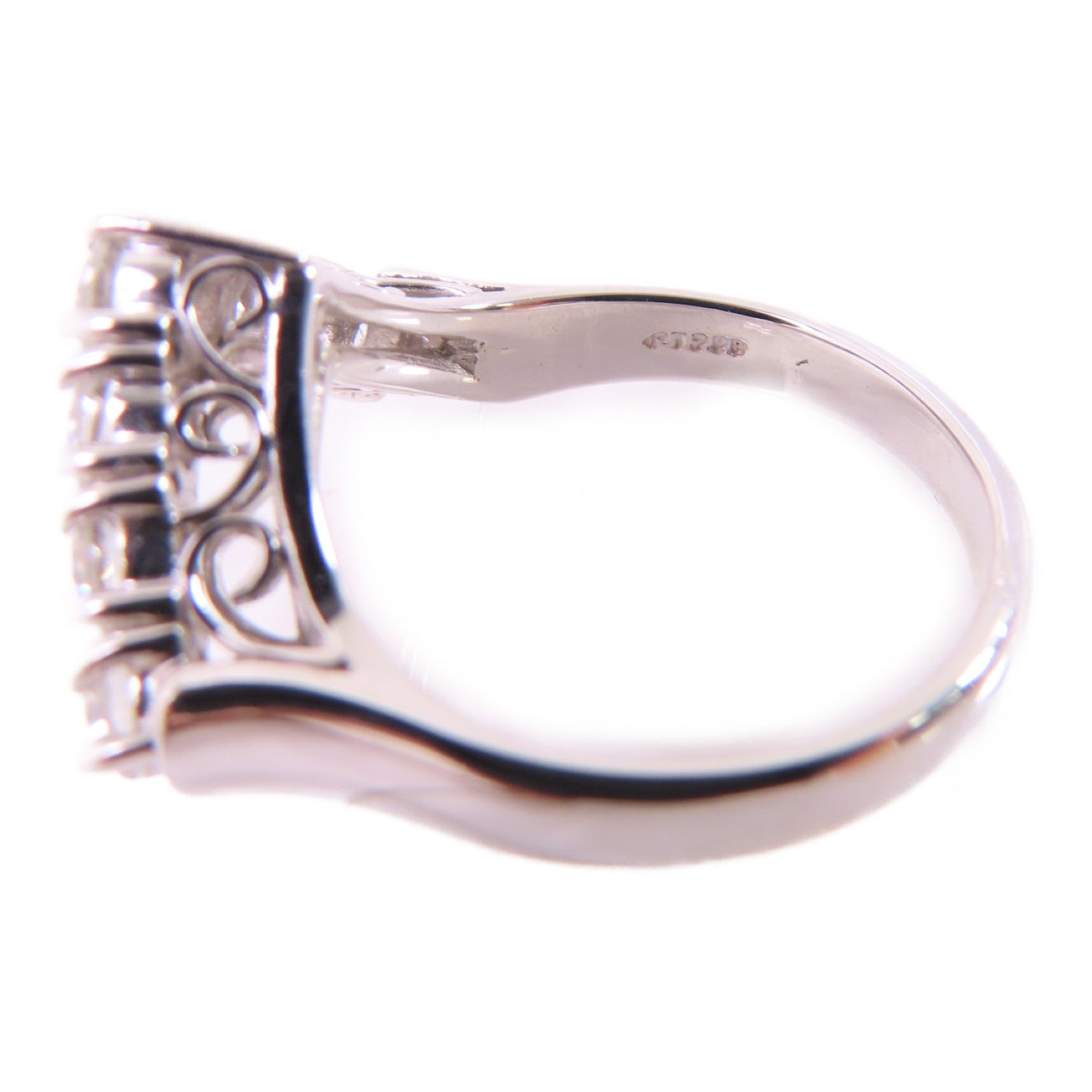 JEWELRY PT900鉑金/1.00ct鑽石Diamond Ring戒指US#5.75