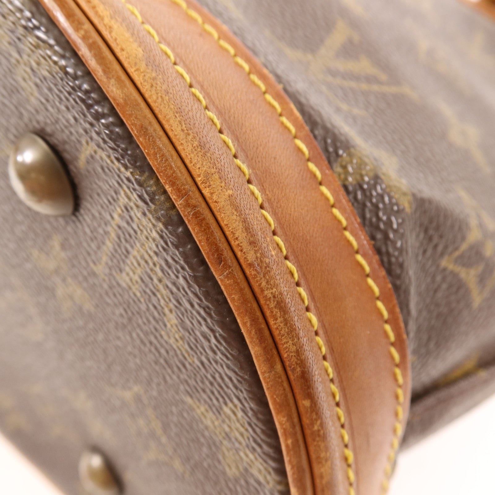 LOUIS VUITTON Monogram Bucket PM金扣手挽袋