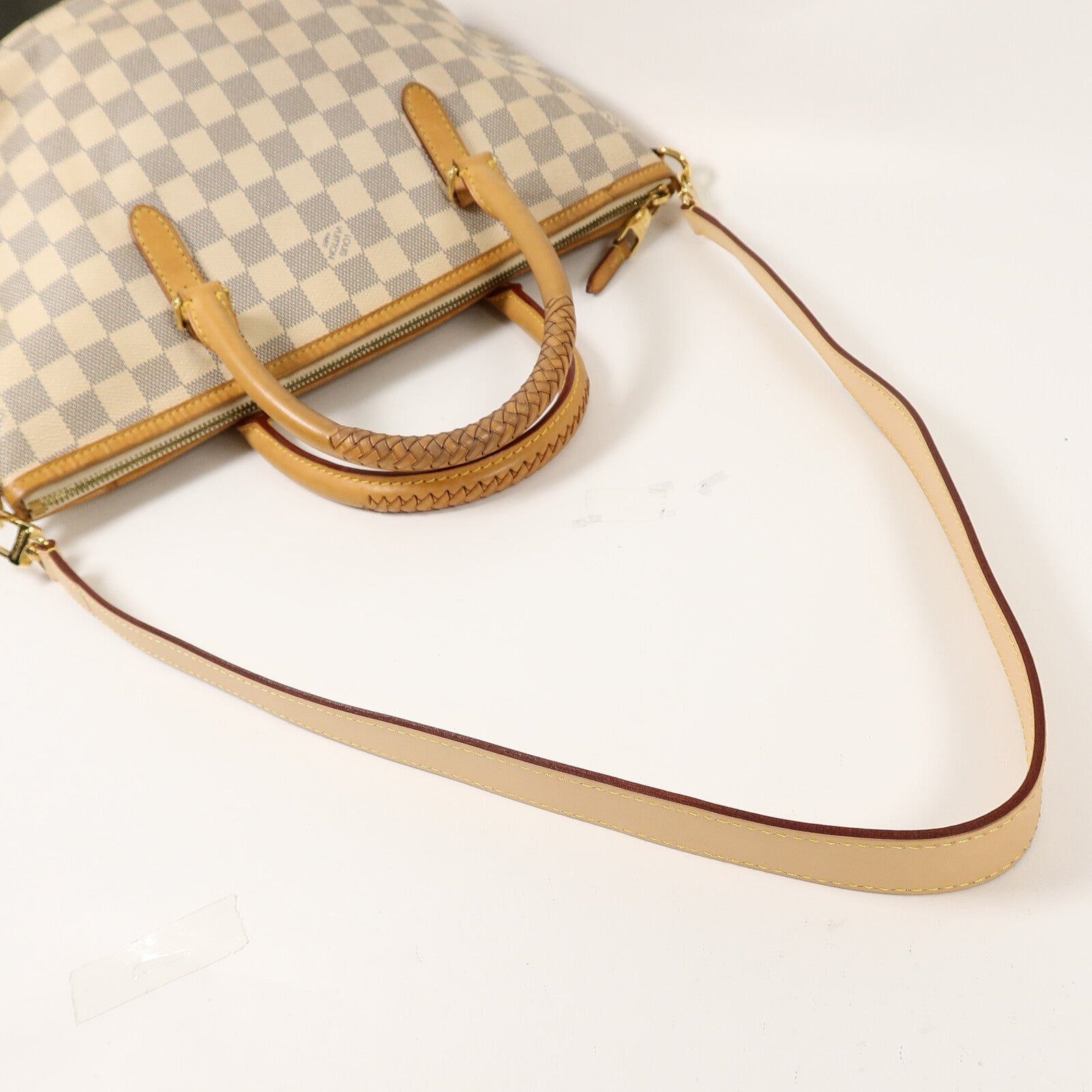 LOUIS VUITTON Damier Azur Riviera PM手挽肩背兩用袋