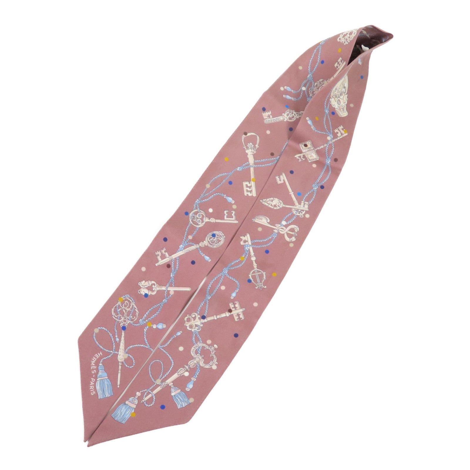 HERMES 絲質Twilly絲巾