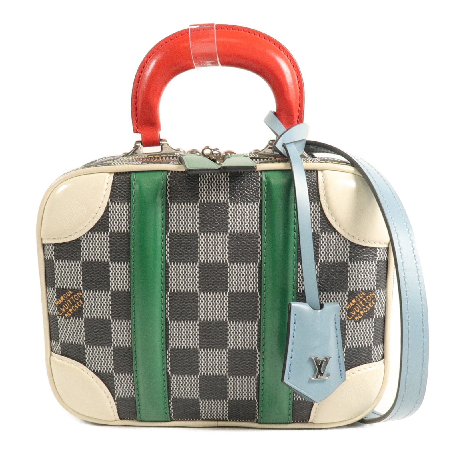 LOUIS VUITTON Damier Valisette BB手挽肩背兩用袋