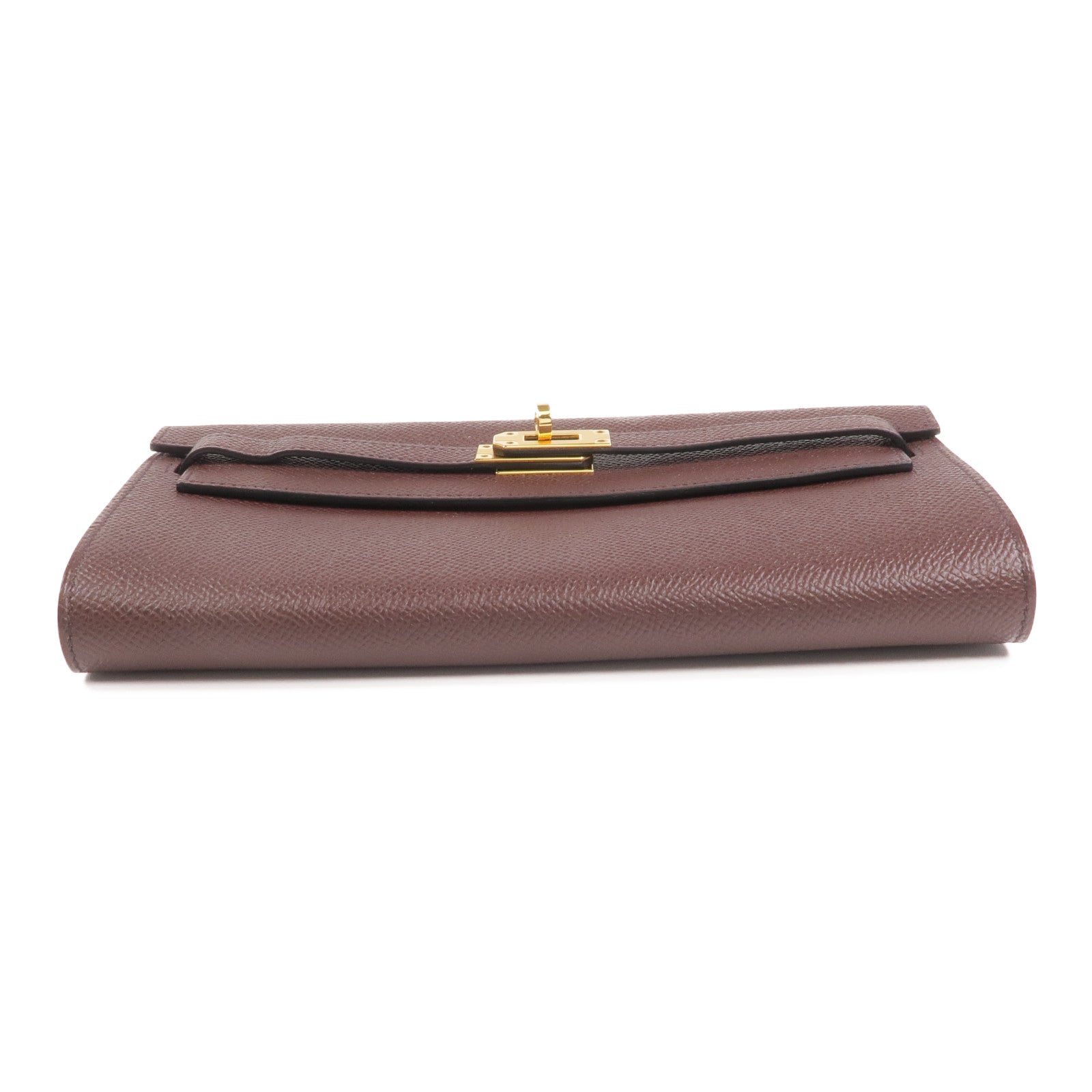HERMES 【激減優惠】Epsom皮革Kelly To Go金扣肩背袋Rouge Sellier