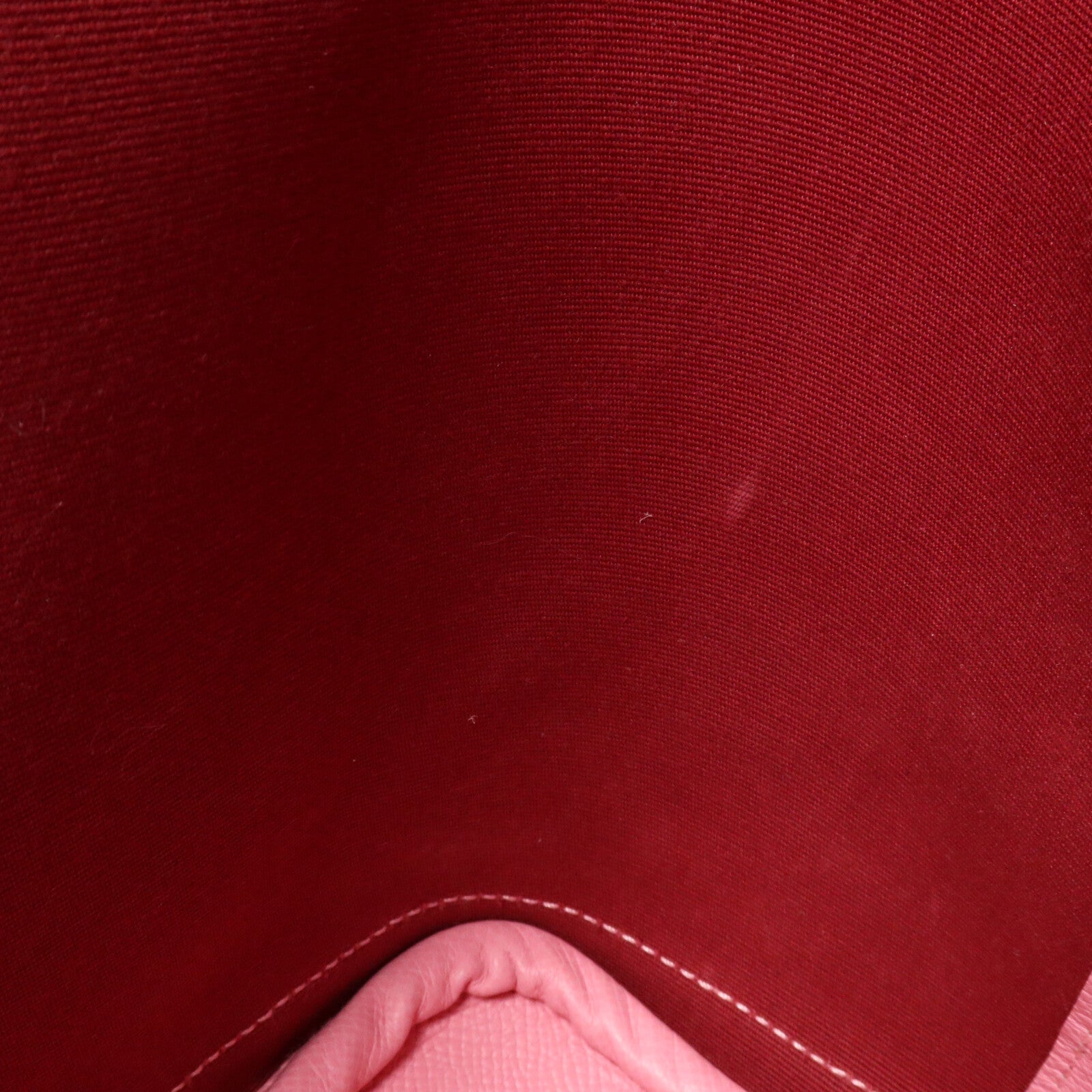 HERMES 帆布GardenParty PM手挽袋Pink/Ruby