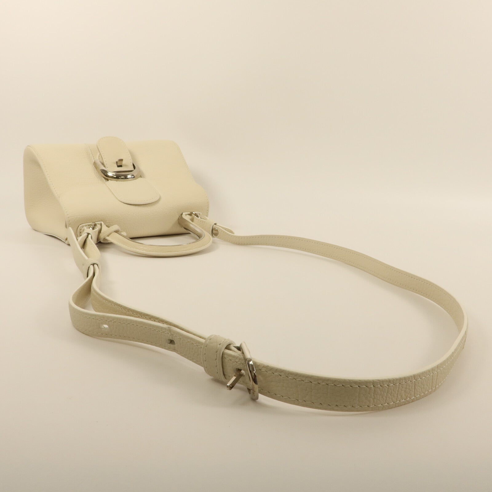 Delvaux 牛皮皮革Brillant Mini手挽肩背兩用袋