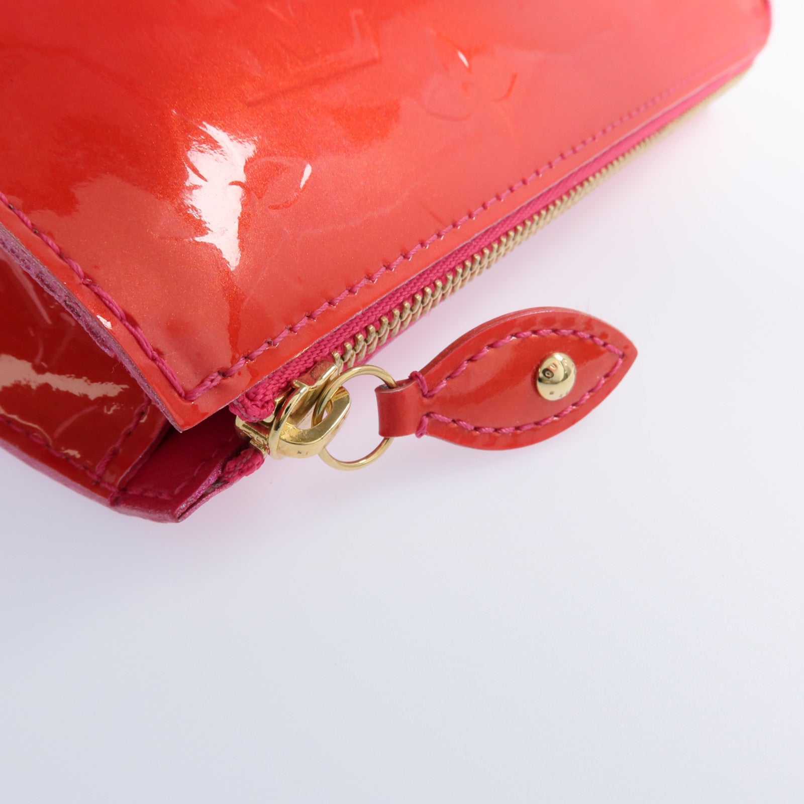 LOUIS VUITTON Monogram Vernis Trousse Cosmetic Pouch金扣手拿包