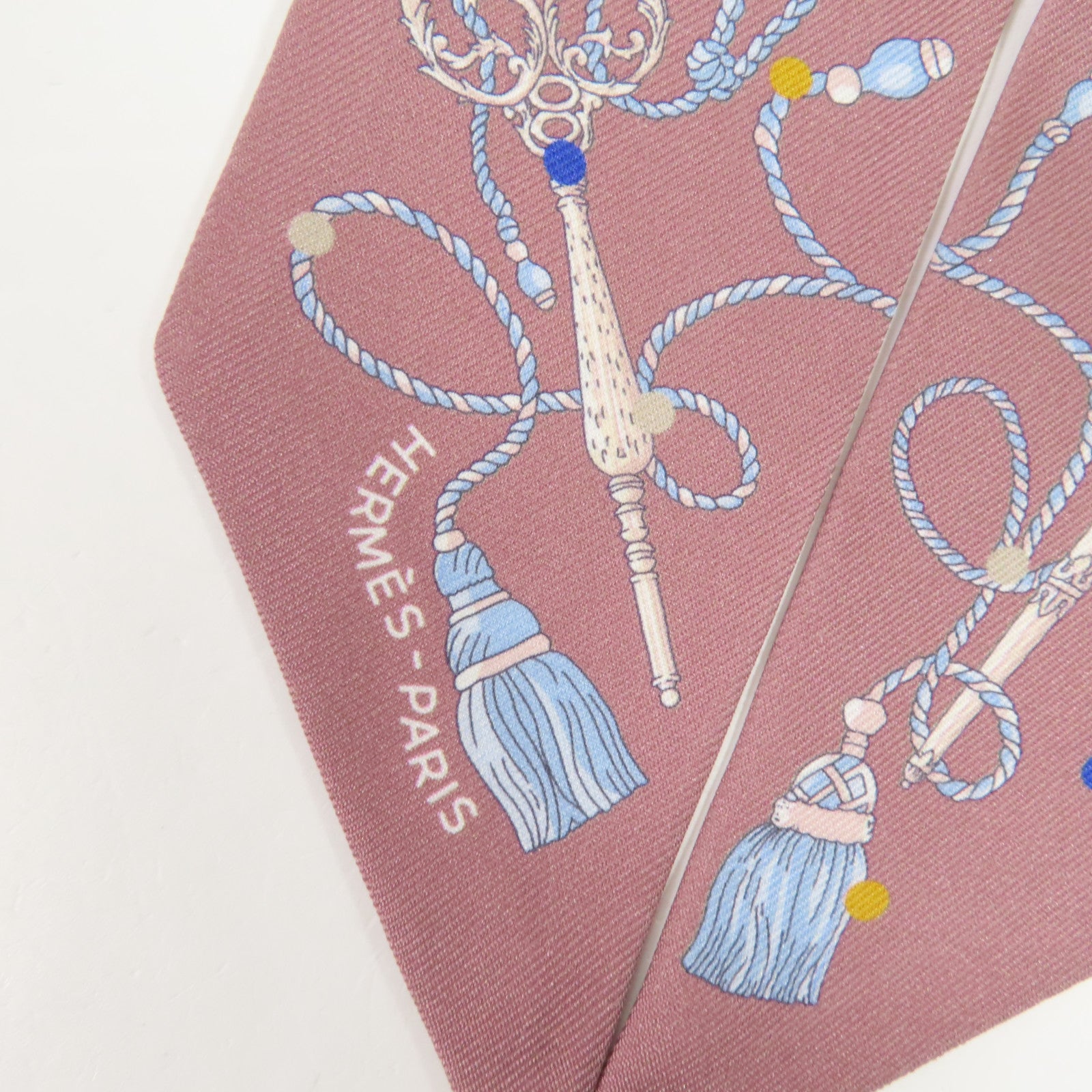 HERMES 絲質Twilly絲巾