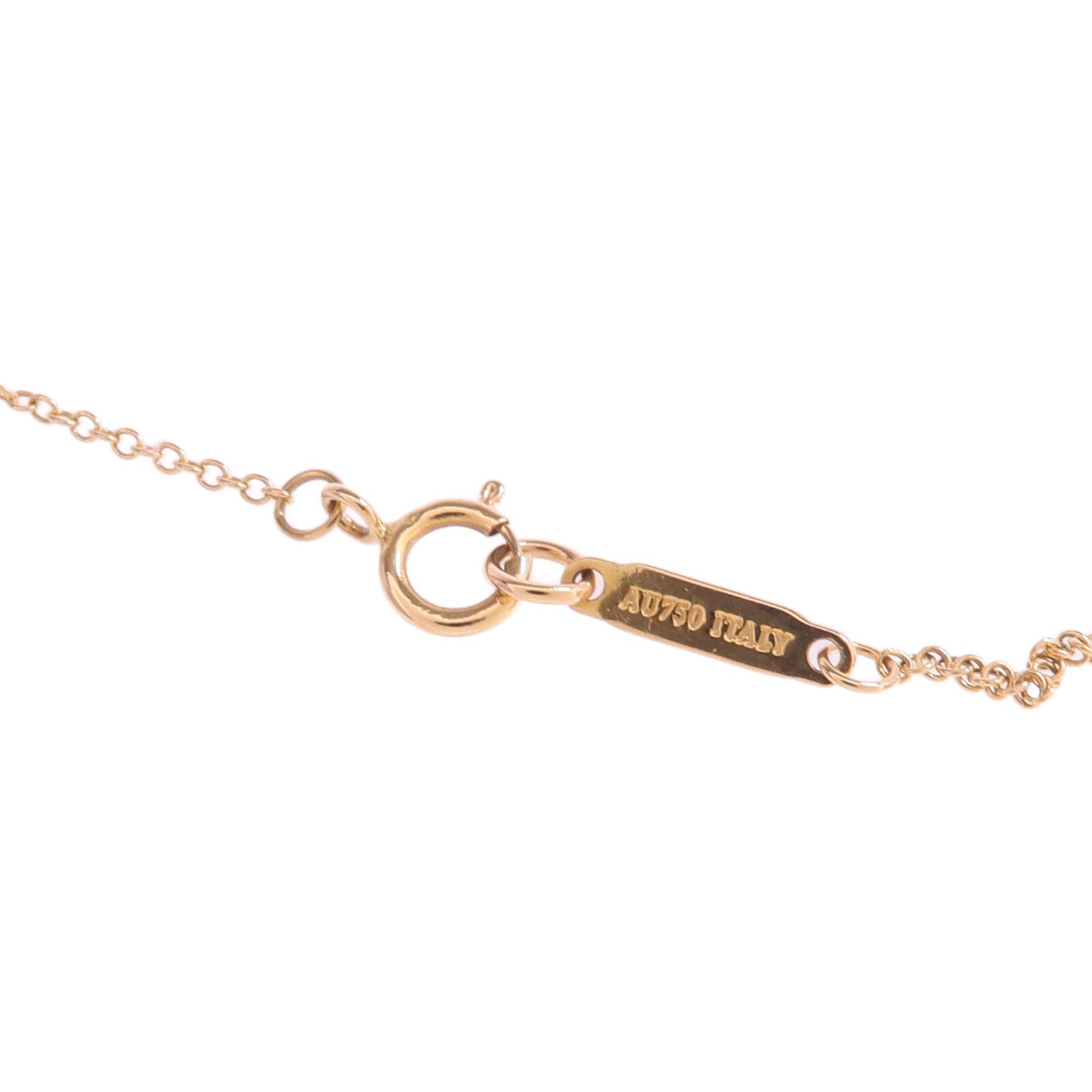 TIFFANY＆CO 18K玫瑰金Atlas Diamond Necklace鑽石項鍊