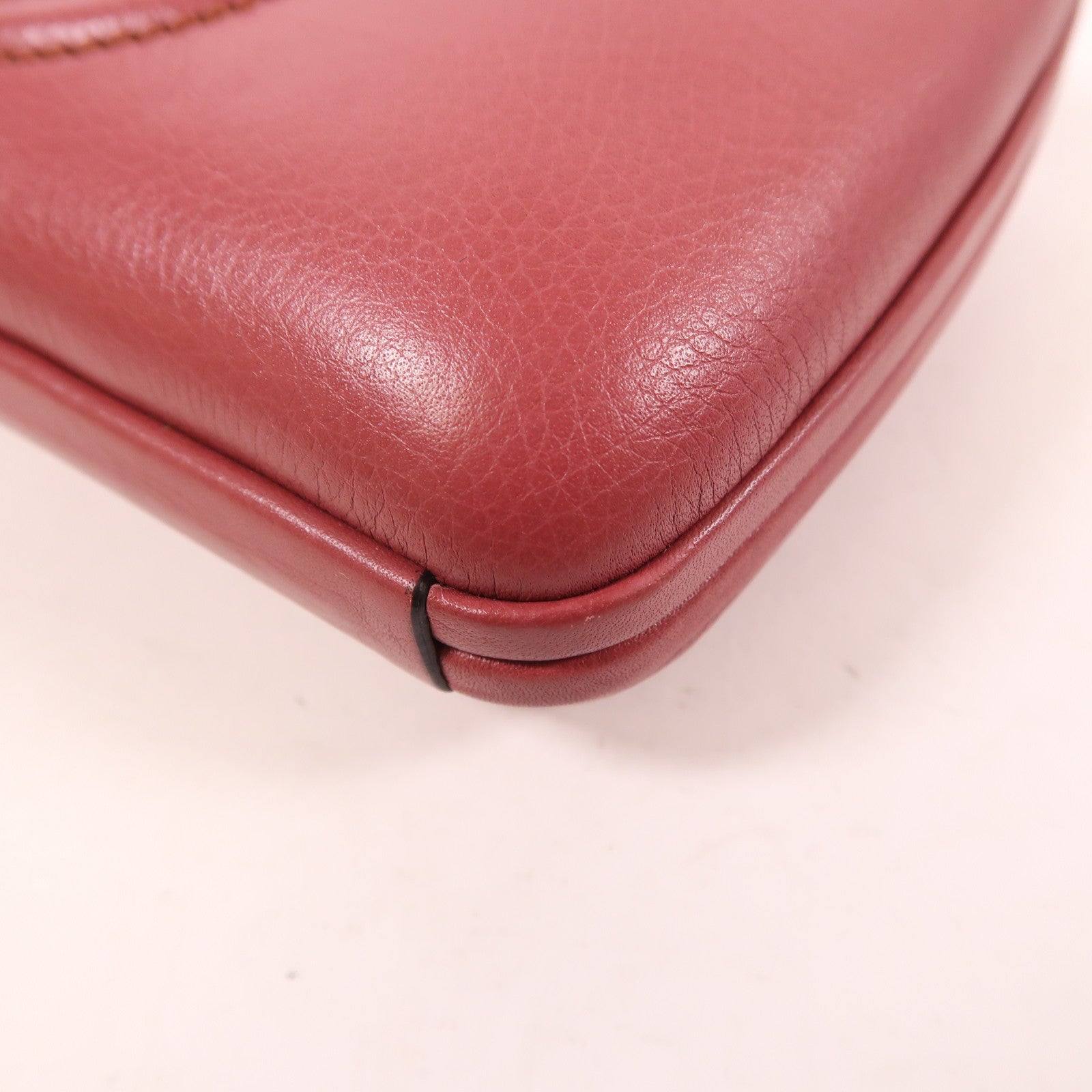 GUCCI 牛皮皮革Chain Shoulder金扣鏈帶肩背袋