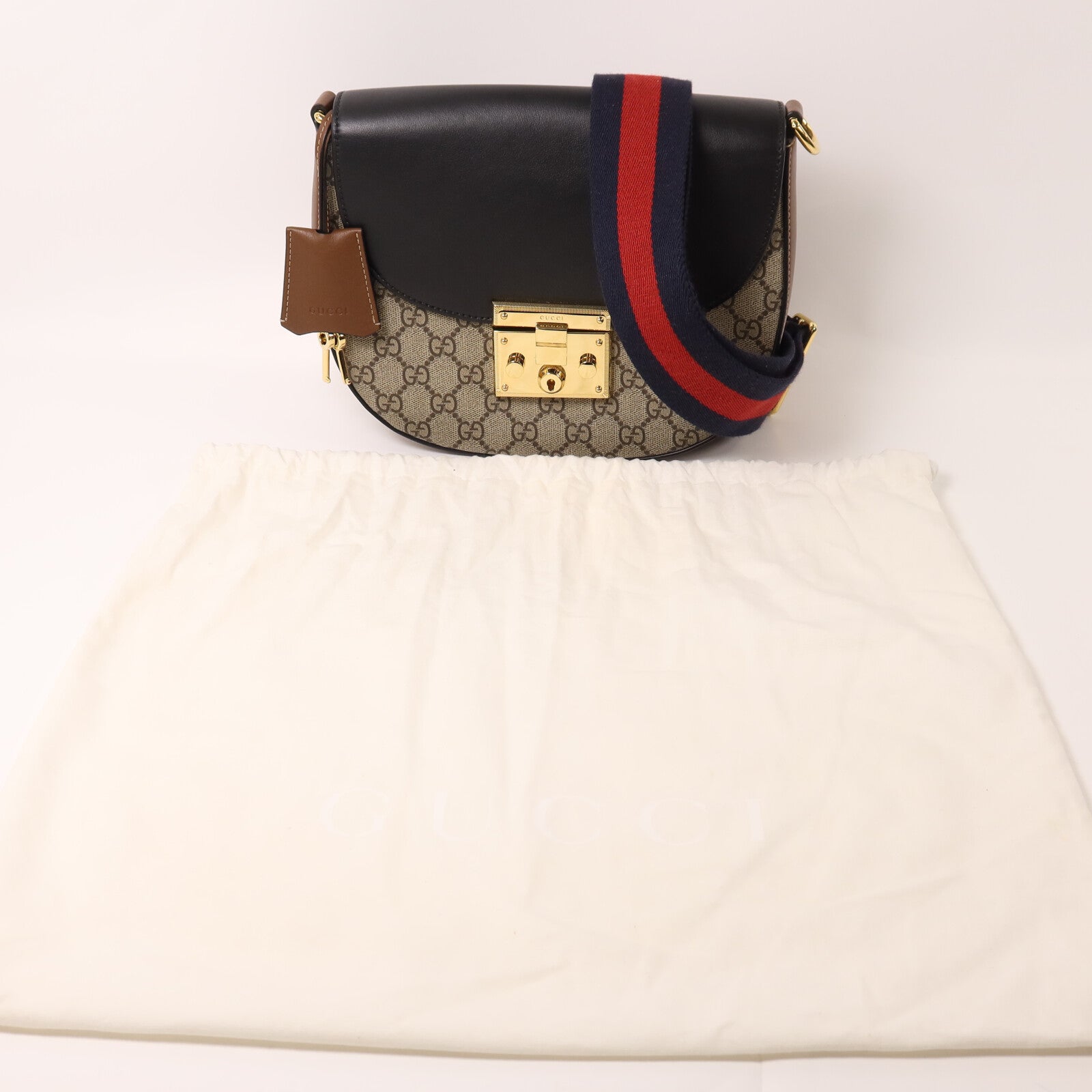 GUCCI 塗層帆布GG Supereme肩背袋