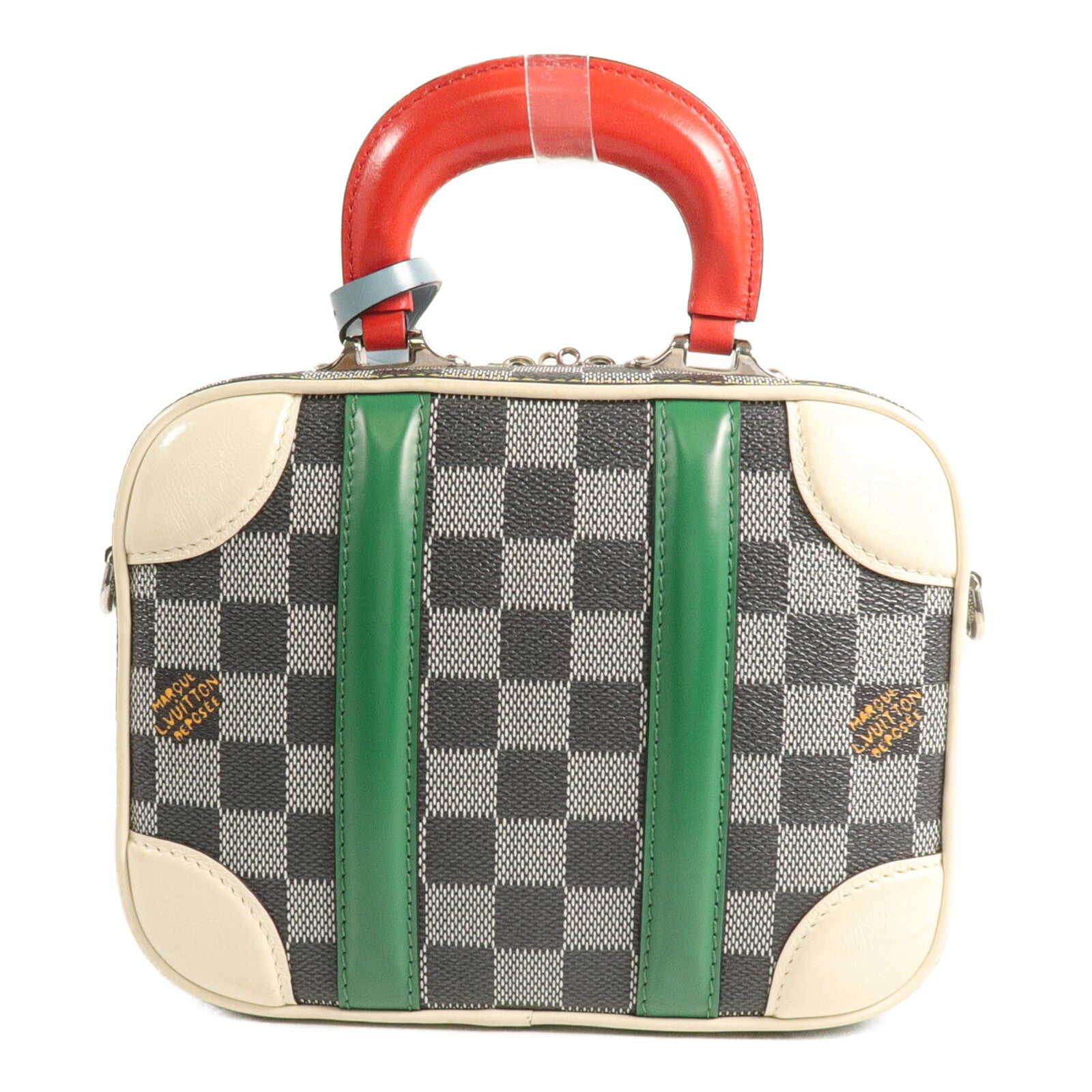 LOUIS VUITTON Damier Valisette BB手挽肩背兩用袋