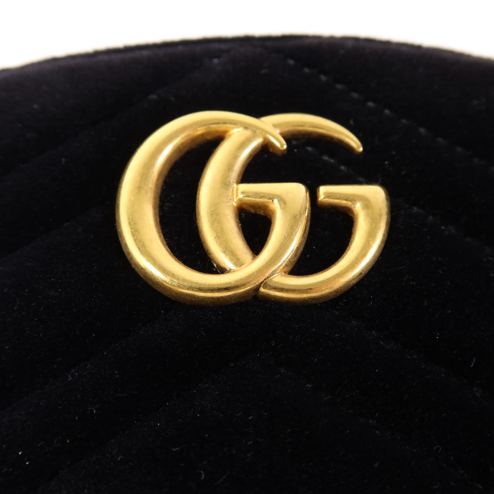 GUCCI 天鵝絨Waist Bag金扣腰包