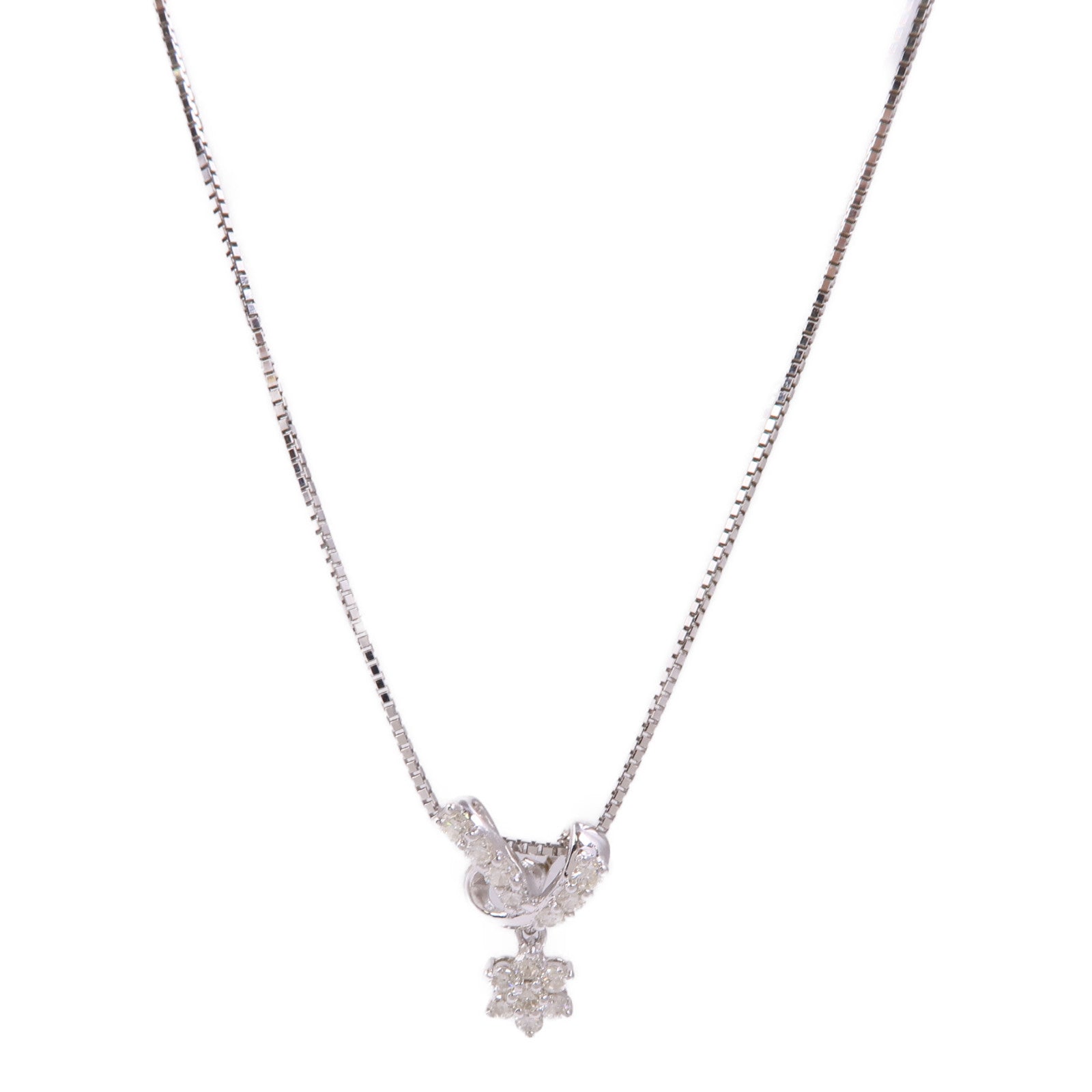 JEWELRY 【激減優惠】18K白金Diamond Necklace鑽石項鍊