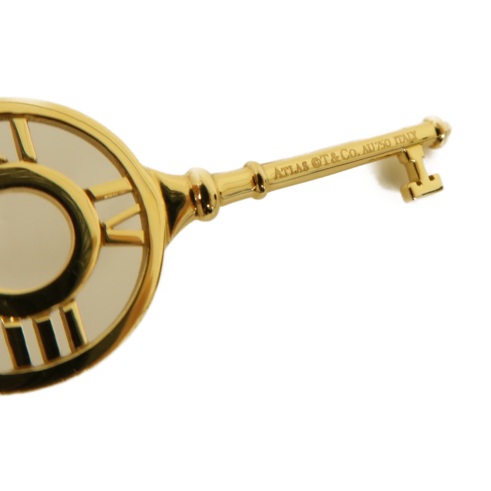 TIFFANY＆CO 18K玫瑰金Atlas Key Necklace項鍊