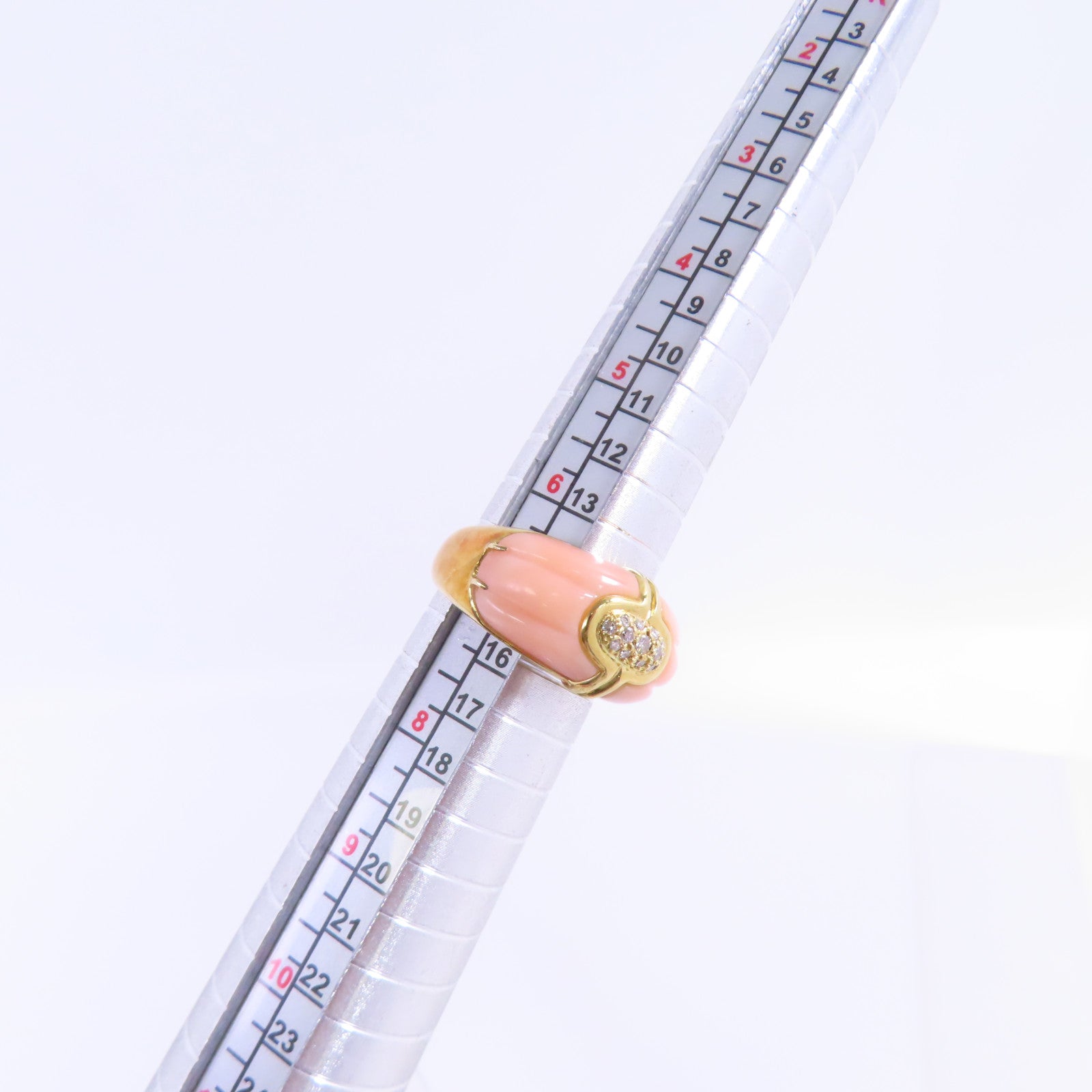 JEWELRY 18K黃金/鑽石Diamond Ring戒指US#6.75