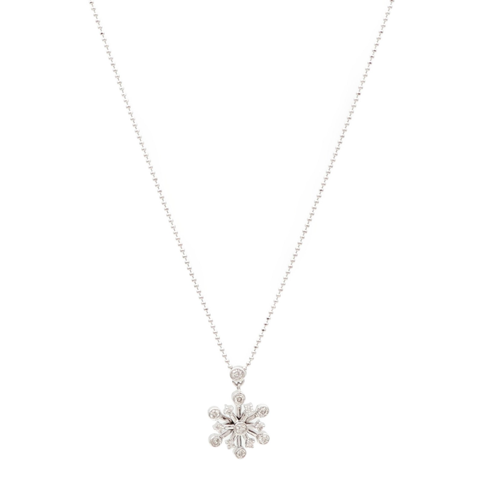 JEWELRY 18K白金Diamond Necklace鑽石項鍊