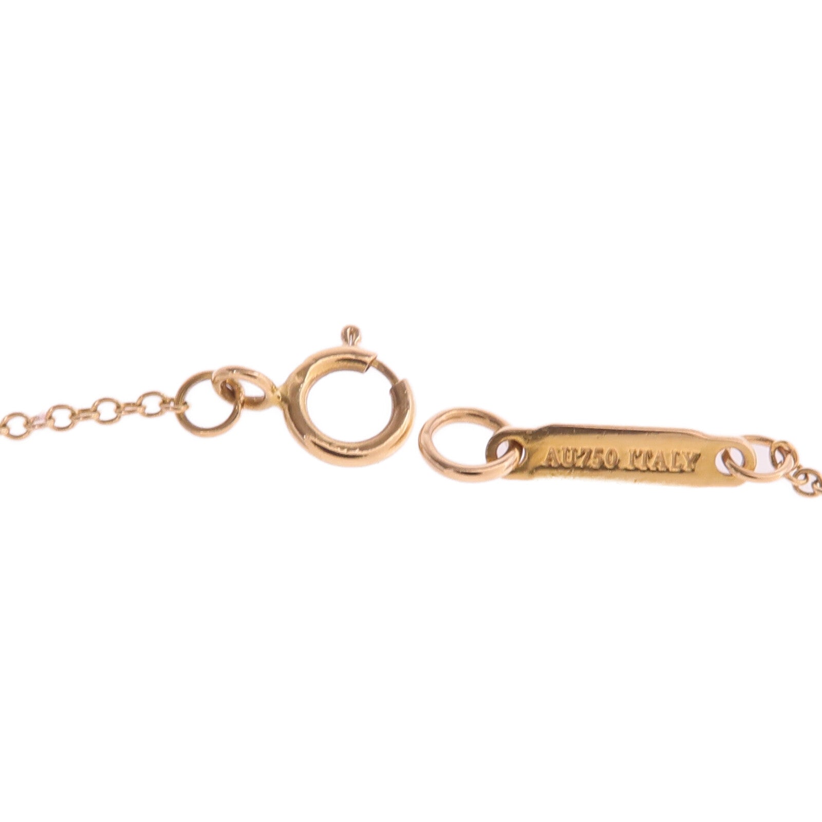 TIFFANY＆CO 18K玫瑰金Atlas Diamond Necklace鑽石項鍊