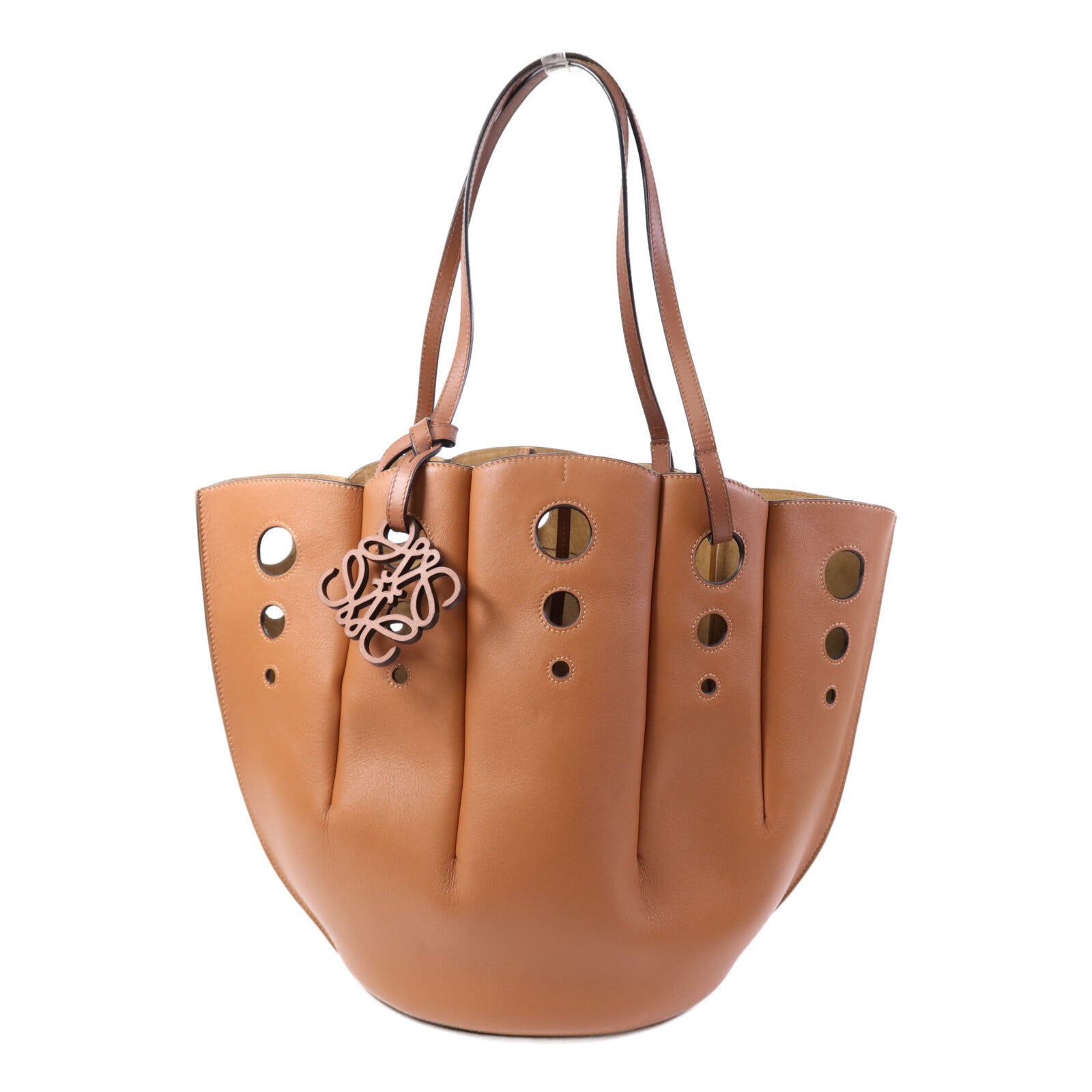 LOEWE 【激減優惠】牛皮皮革Shell Tote肩背袋