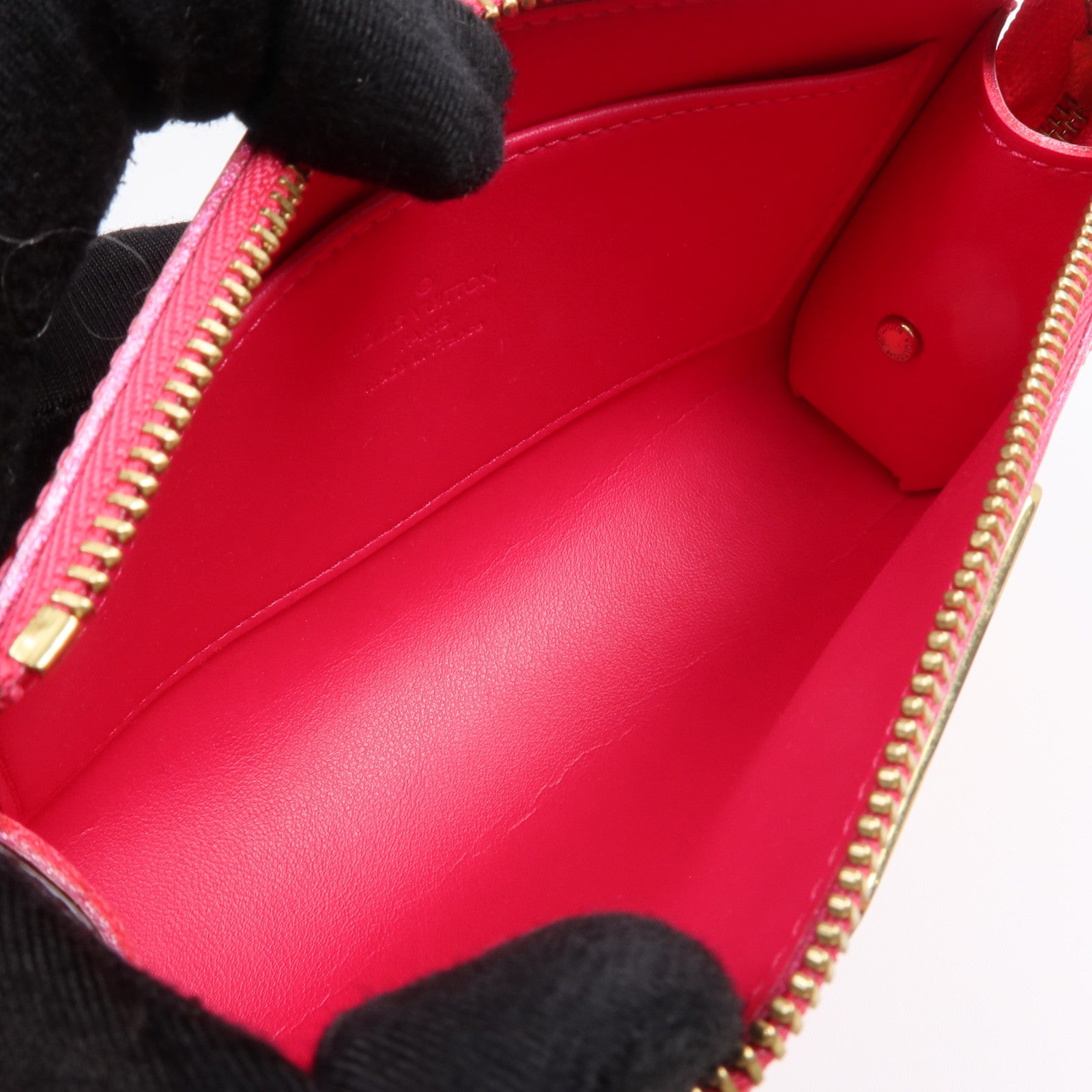 LOUIS VUITTON Monogram Vernis Trousse Cosmetic Pouch金扣手拿包
