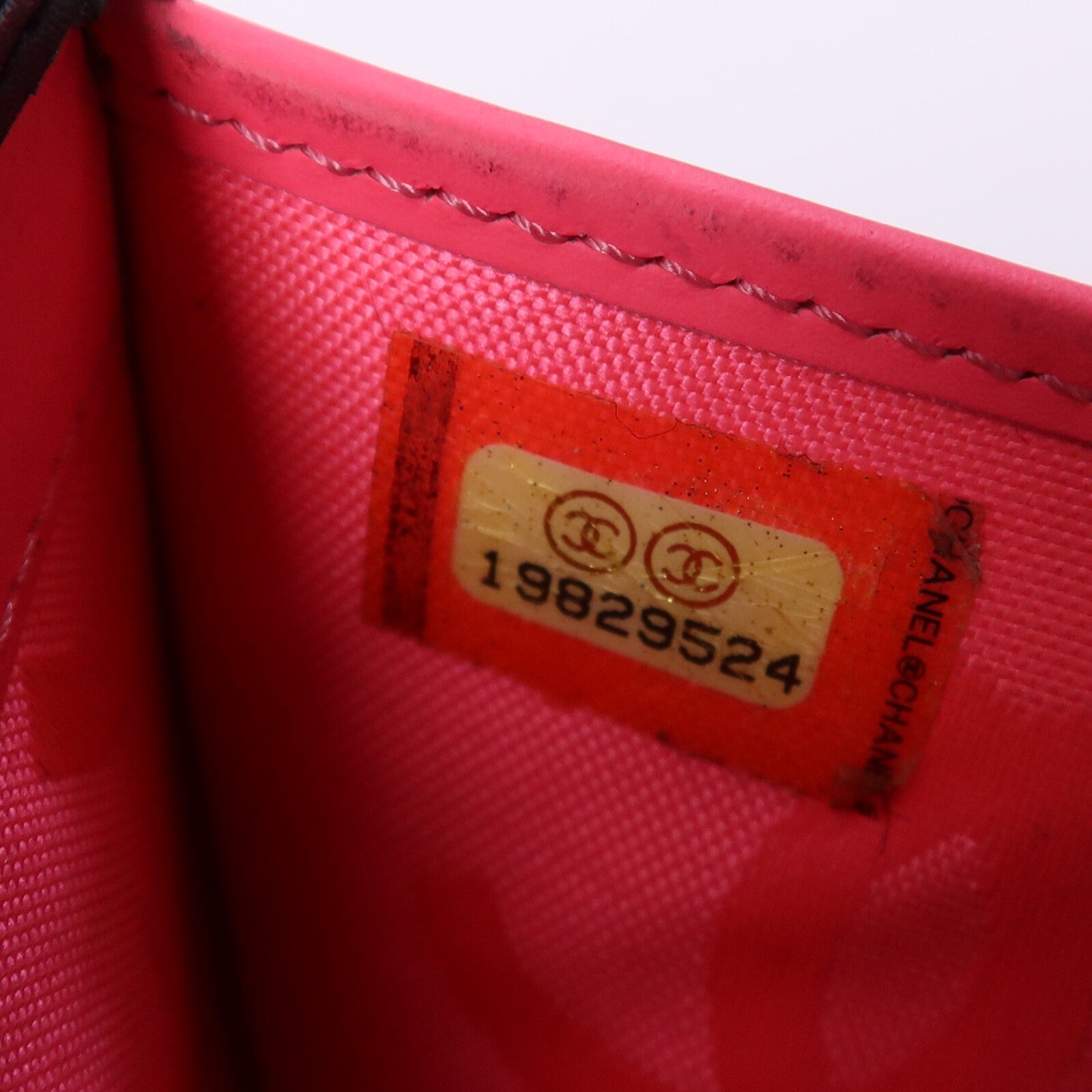 CHANEL 牛皮皮革Cambon Wallet銀扣錢包