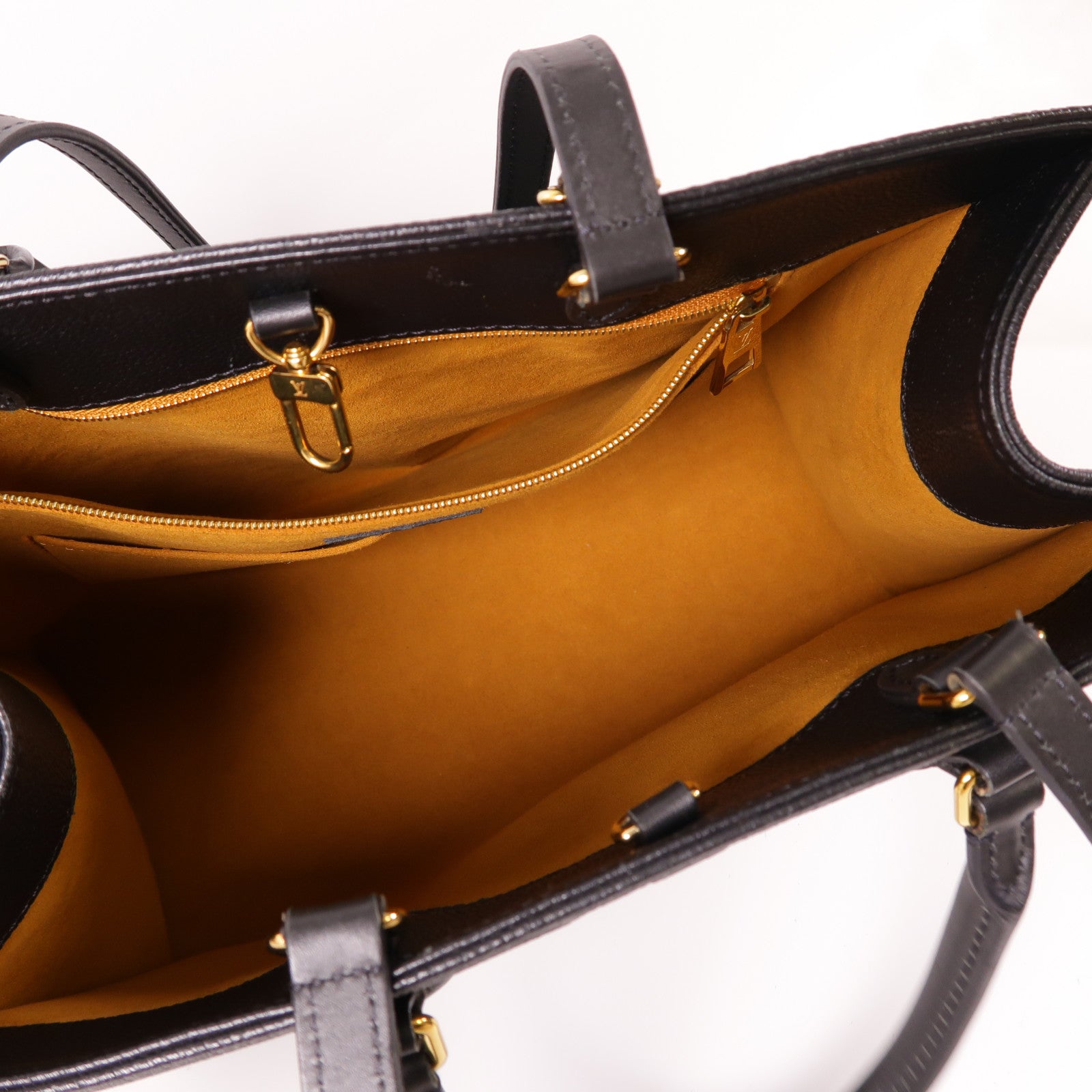 LOUIS VUITTON LV GHW On The Go 2 Way Bag M45653 Monogram Empreinte Black