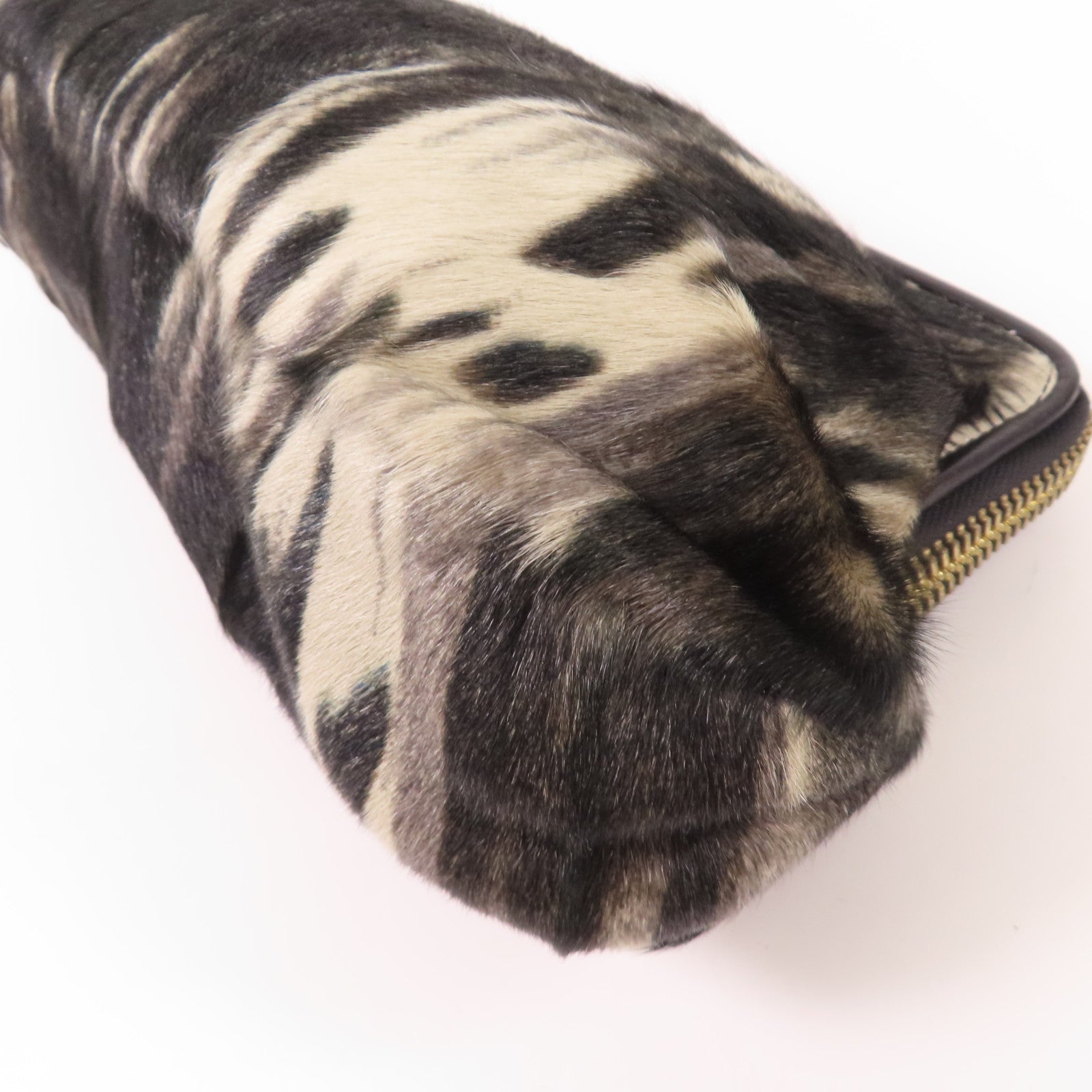 MONCLER 【激減優惠】馬毛/皮革Shoulder Bag金扣肩背袋