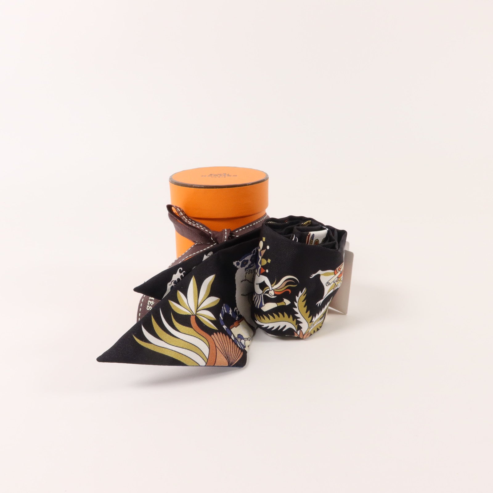 HERMES 絲質Twilly絲巾