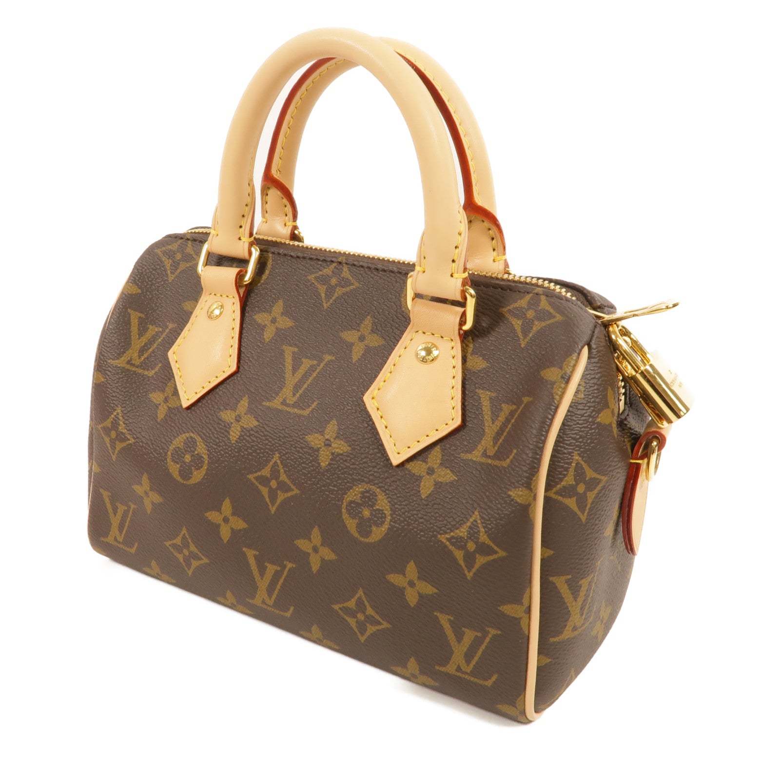 LOUIS VUITTON Monogram Speedy Bandouliere 20金扣手挽肩背兩用袋