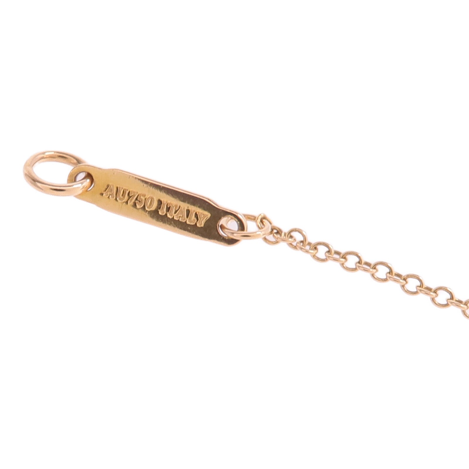 TIFFANY＆CO 18K玫瑰金Atlas Diamond Necklace鑽石項鍊