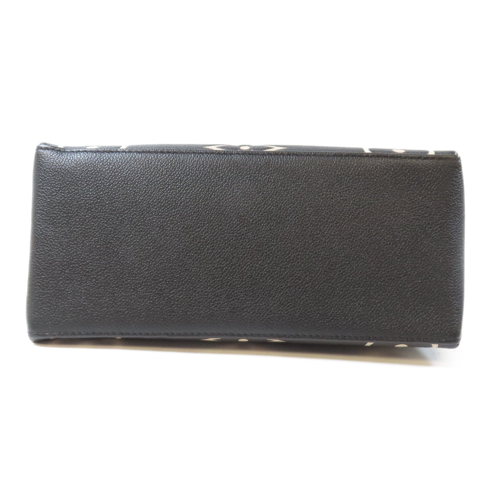 LOUIS VUITTON Monogram Empreinte Petit Palais PM金扣手挽肩背兩用袋黑色/米色