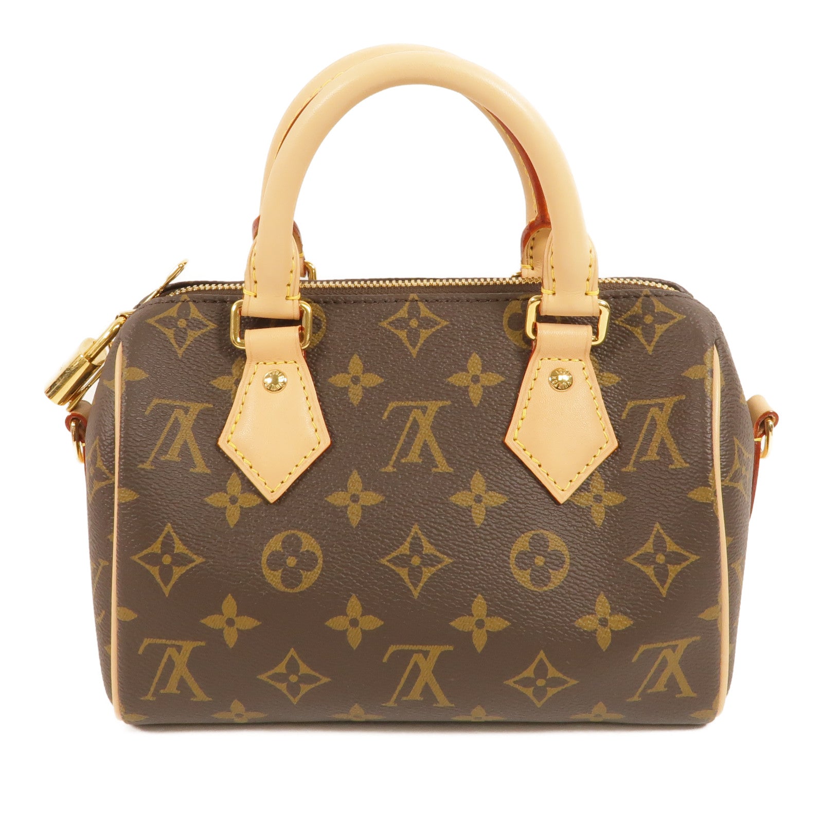 LOUIS VUITTON Monogram Speedy Bandouliere 20金扣手挽肩背兩用袋